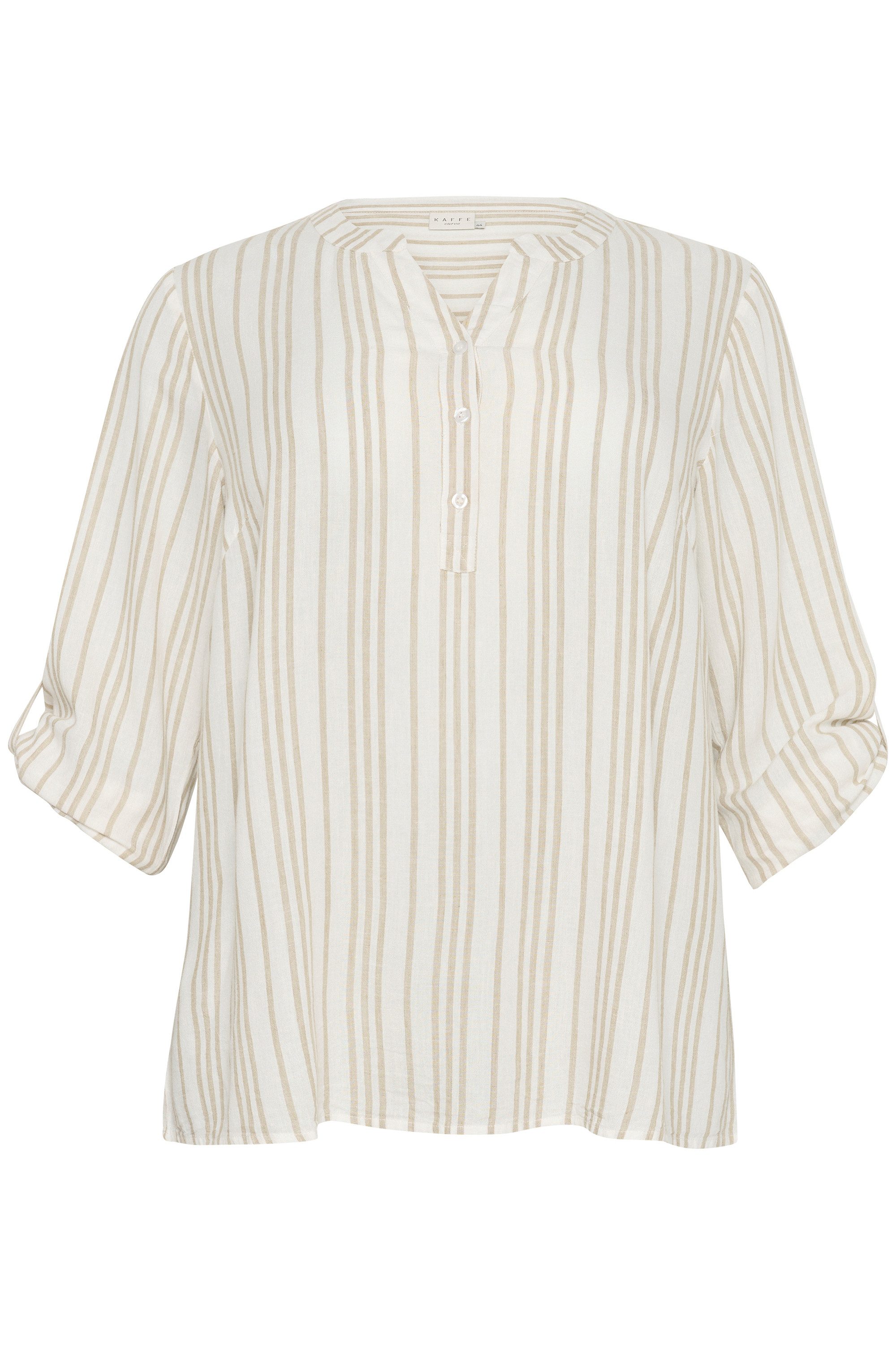 KAFFE Curve Langarmbluse Langarm-Bluse KCmille Große günstig online kaufen