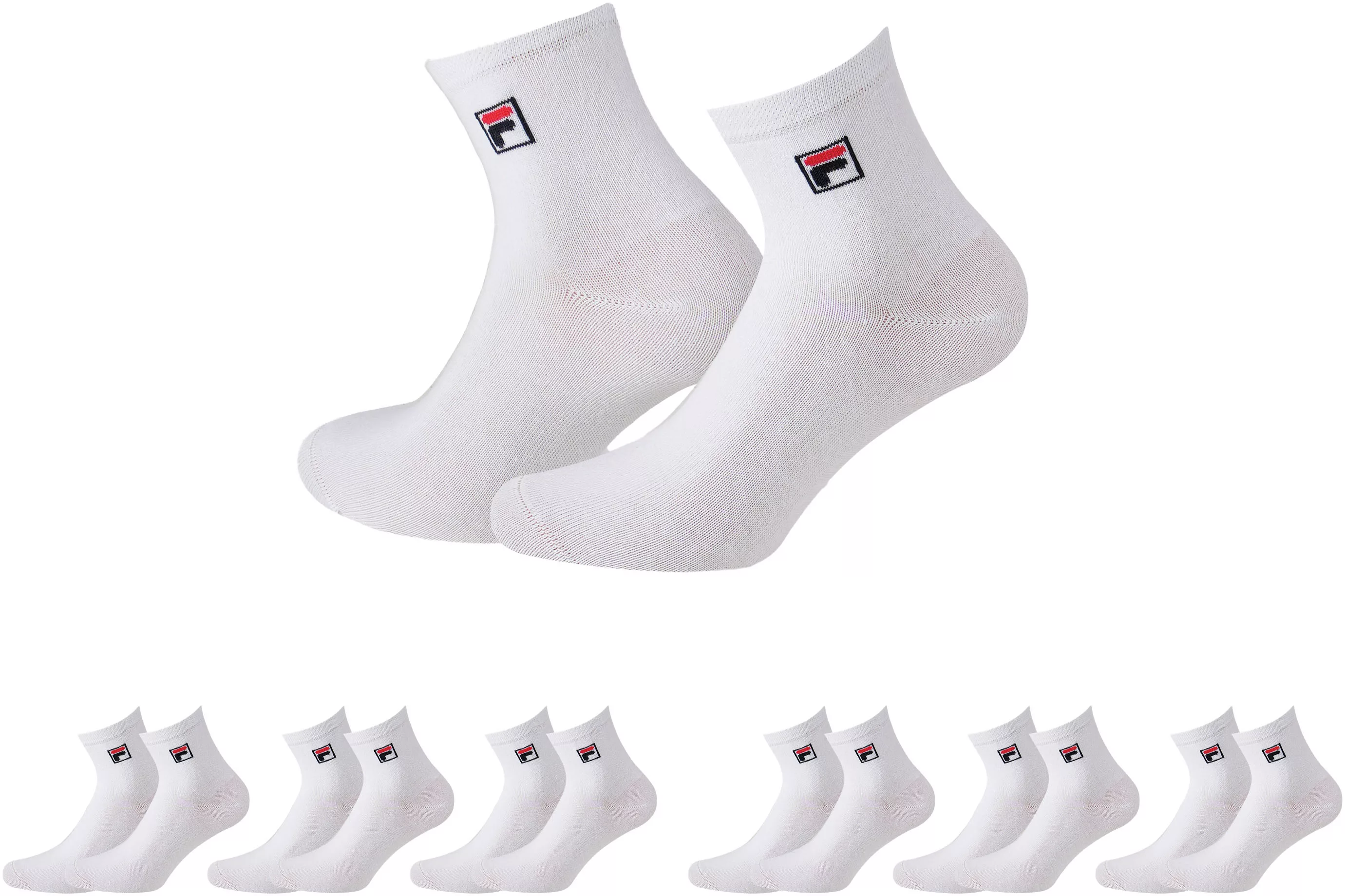 Fila Kurzsocken, (6er Pack), mit Logo-Schriftzug günstig online kaufen