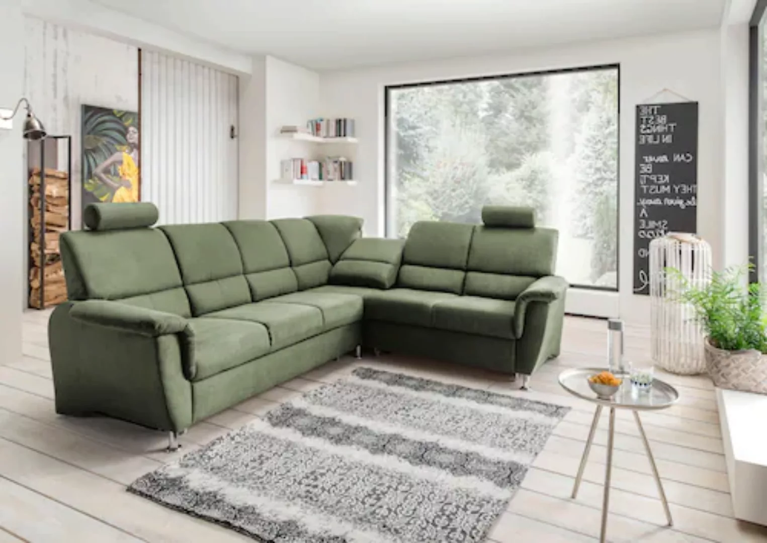 Home affaire Ecksofa "Pisa L-Form" günstig online kaufen