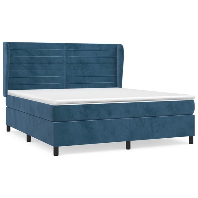 vidaXL Boxspringbett Bett Boxspringbett mit Matratze & Topper Samt versch. günstig online kaufen