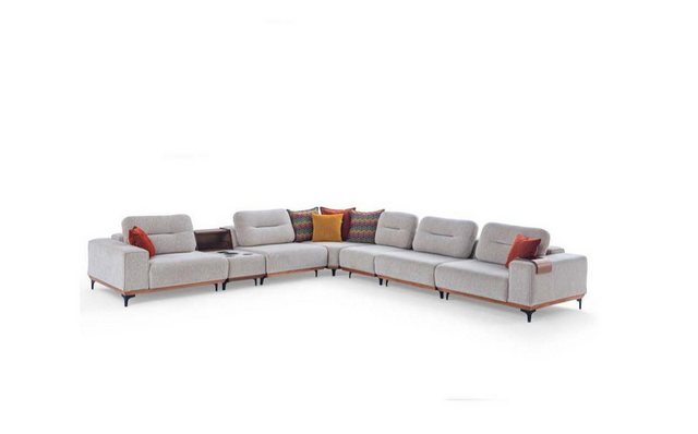 Xlmoebel Ecksofa Designercouch in L-Form Weißes Ecksofa Polstermöbel für da günstig online kaufen