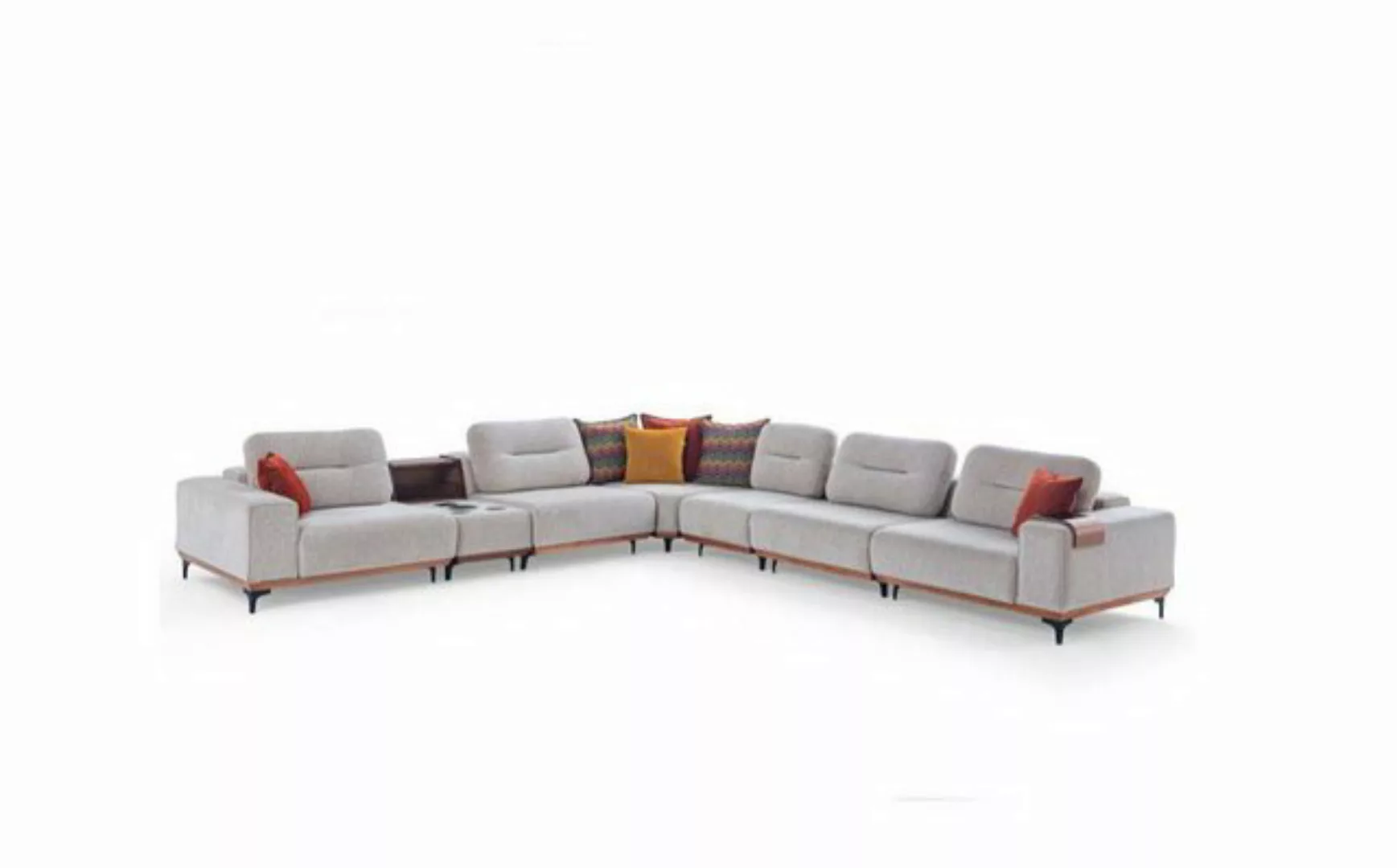 Xlmoebel Ecksofa Designercouch in L-Form Weißes Ecksofa Polstermöbel für da günstig online kaufen