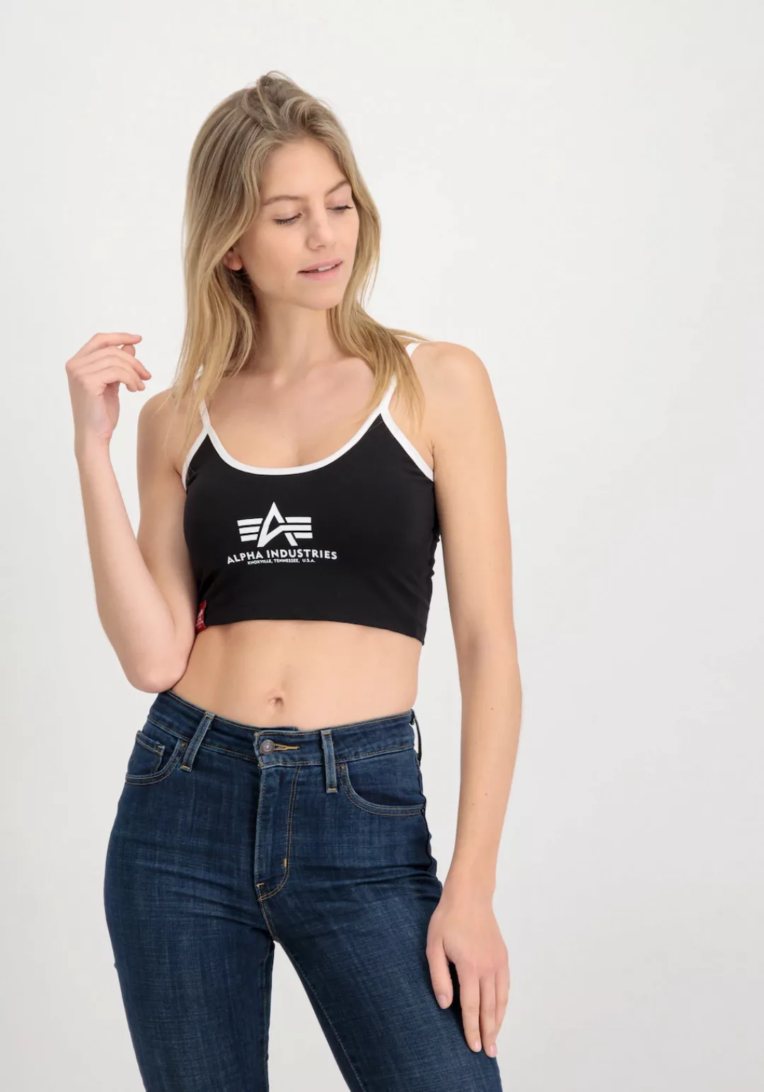 Alpha Industries Muskelshirt "Alpha Industries Women - Tanks Basic ML Cropp günstig online kaufen