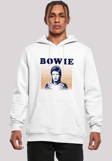 F4NT4STIC Kapuzenpullover David Bowie Orange Stripes Print günstig online kaufen