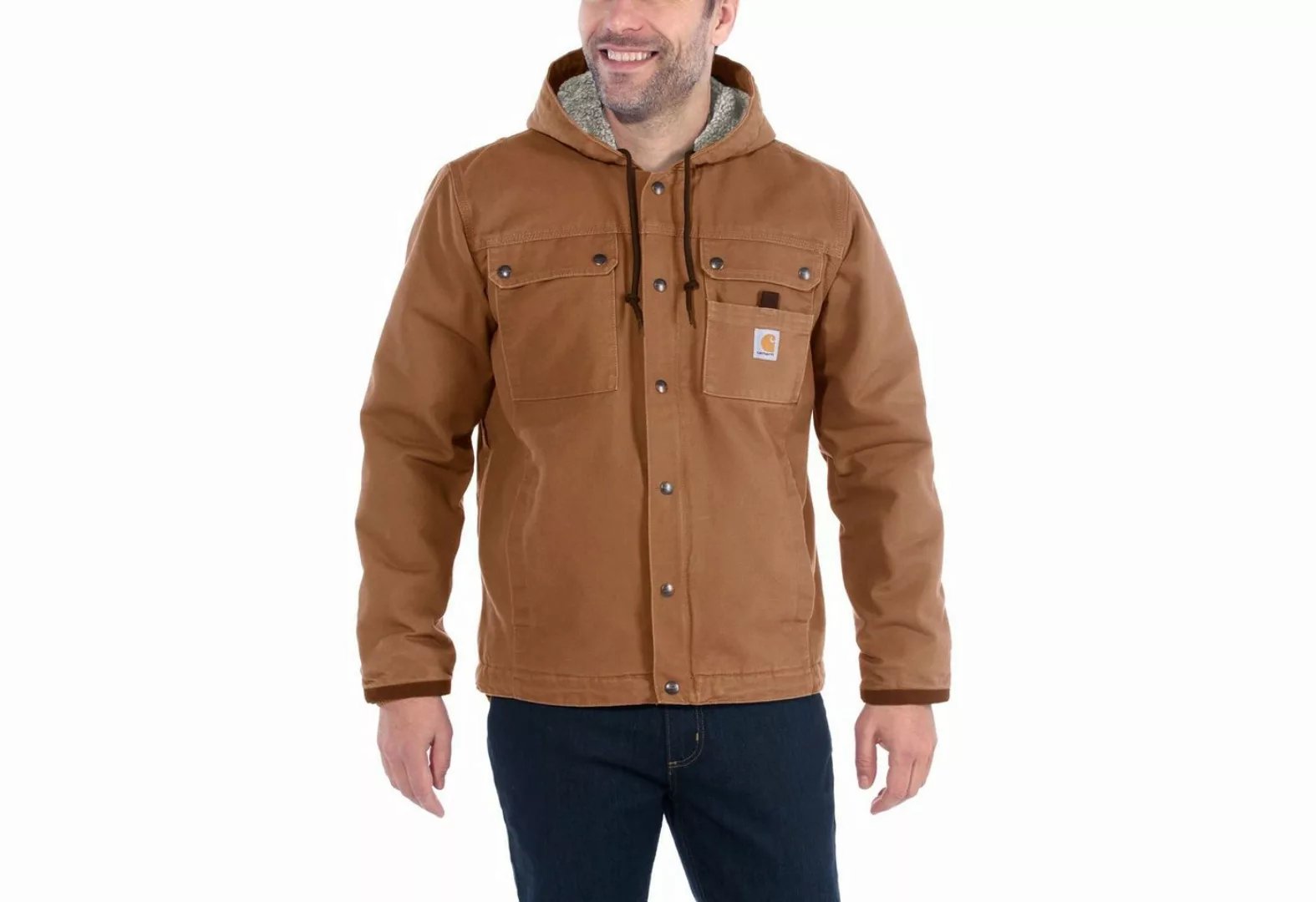 Carhartt Kapuzenplüschjacke BARTLETT JACKET (1-St) günstig online kaufen