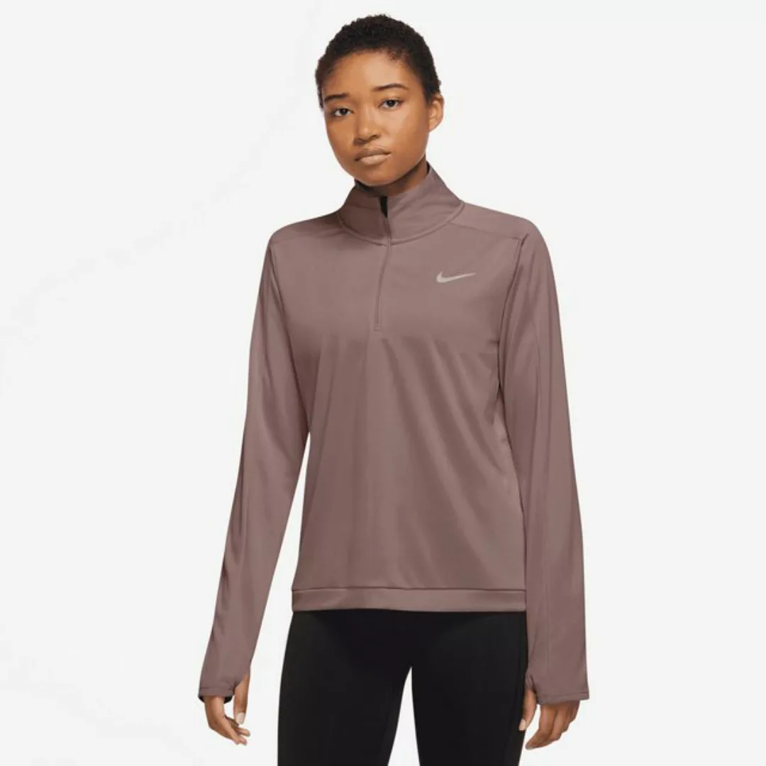 Nike Sweatshirt W NK DF PACER HZ SMOKEY MAUVE/REFLECTIVE SILV günstig online kaufen