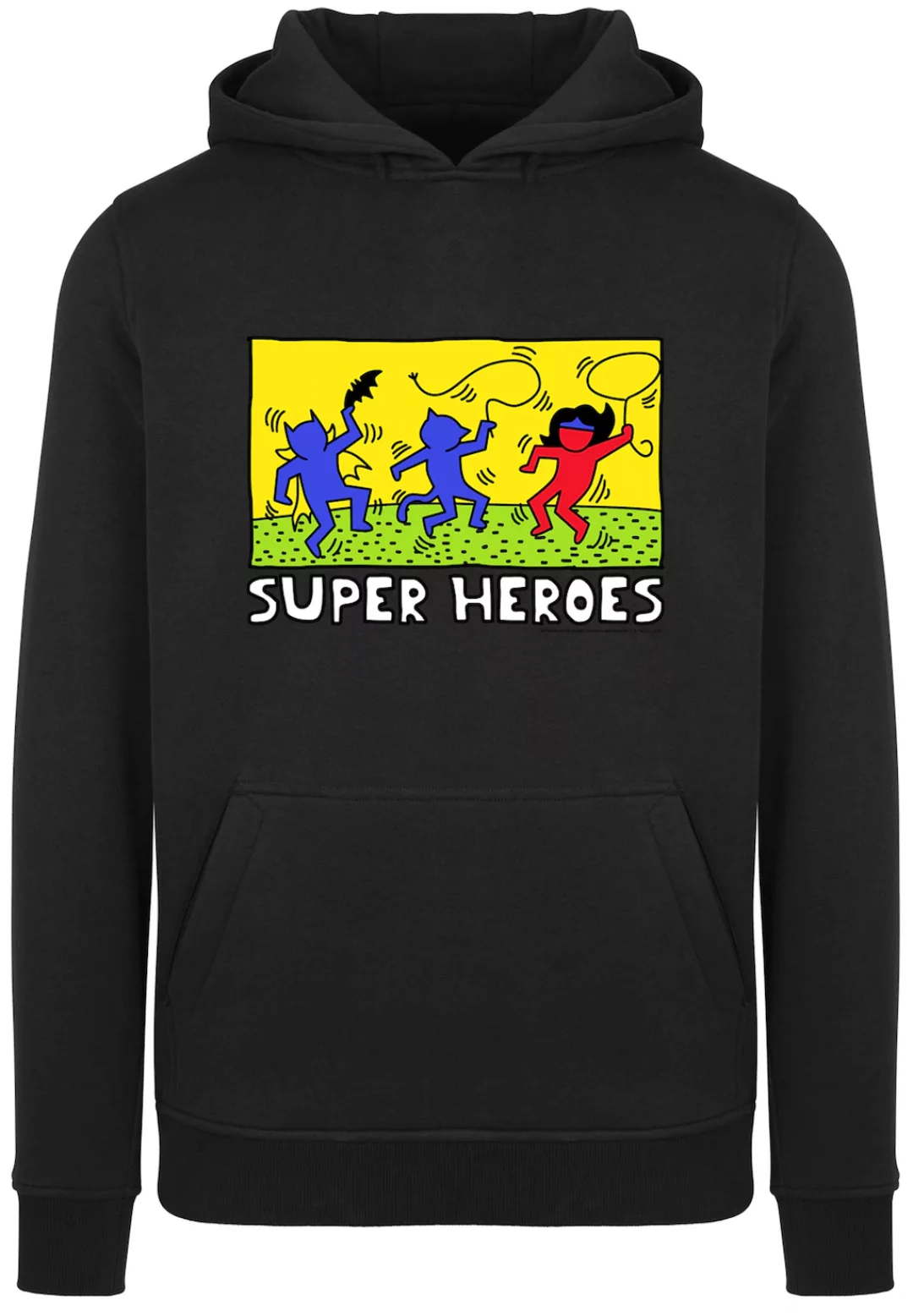 F4NT4STIC Sweatshirt "F4NT4STIC Herren Batman Pop Art -WHT with Fitted heav günstig online kaufen