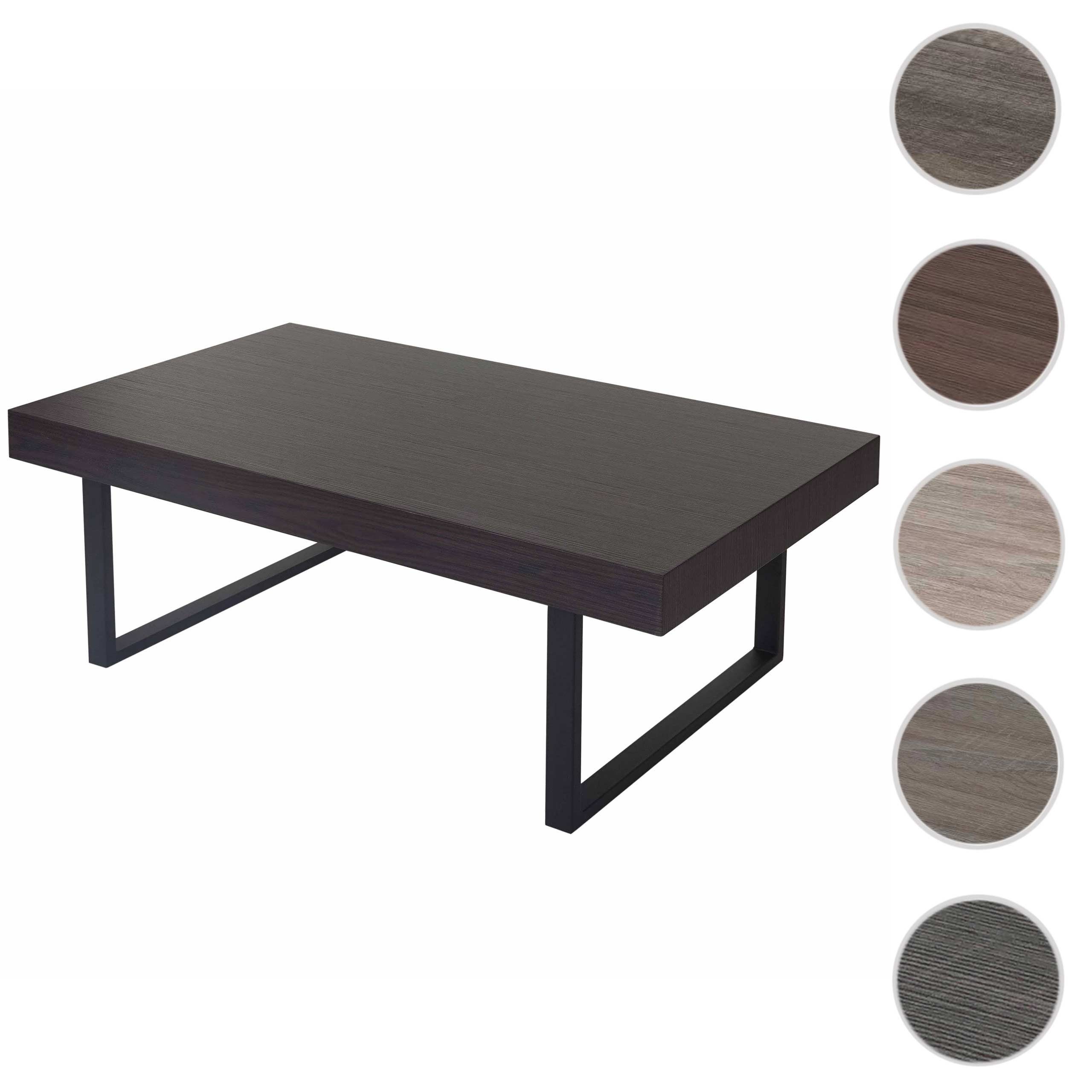 MCW Couchtisch Genk T576 Wenge Dunkle Metall-Füße günstig online kaufen