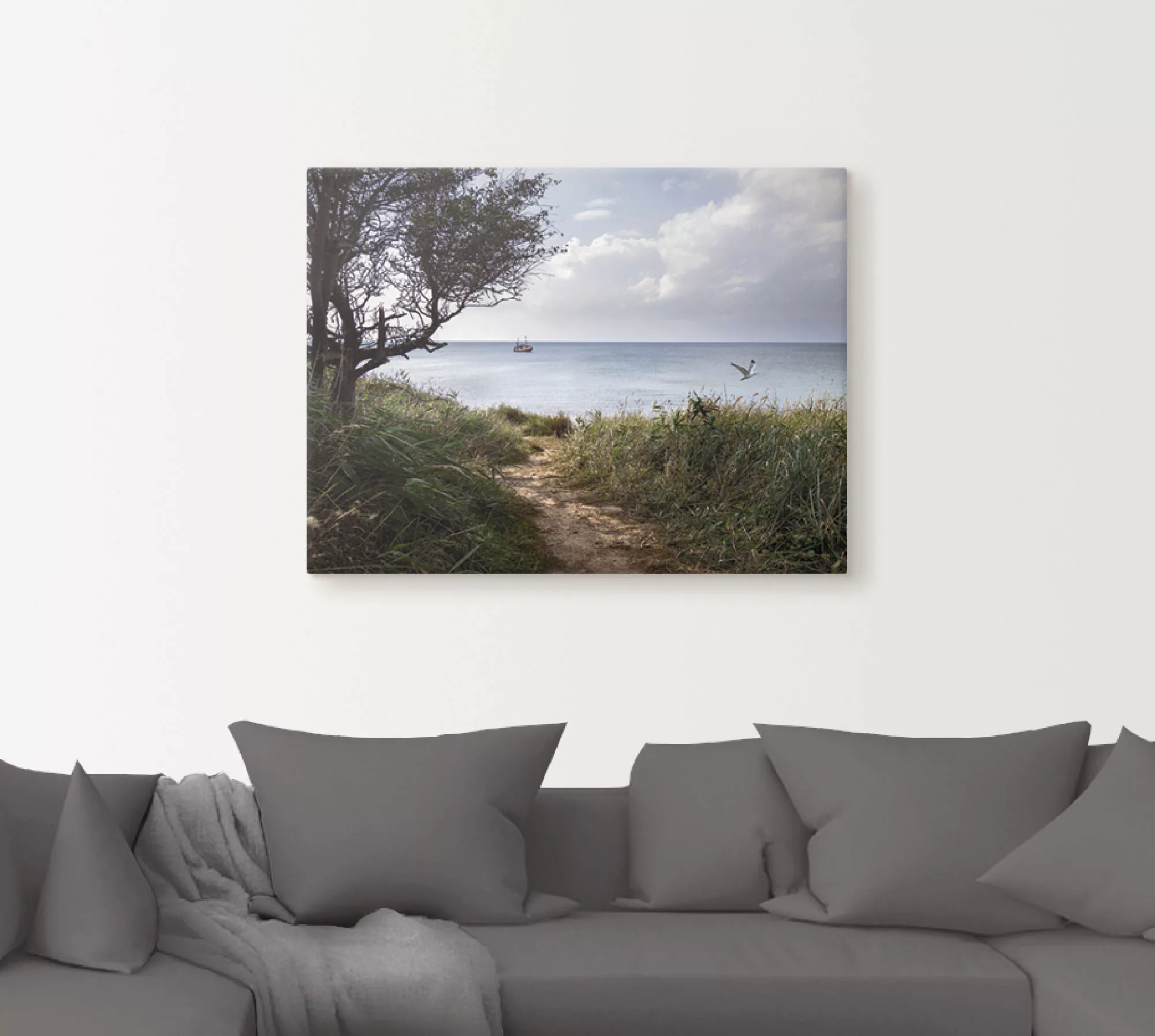 Artland Wandbild "Wege zum Meer....", Gewässer, (1 St.), als Leinwandbild, günstig online kaufen