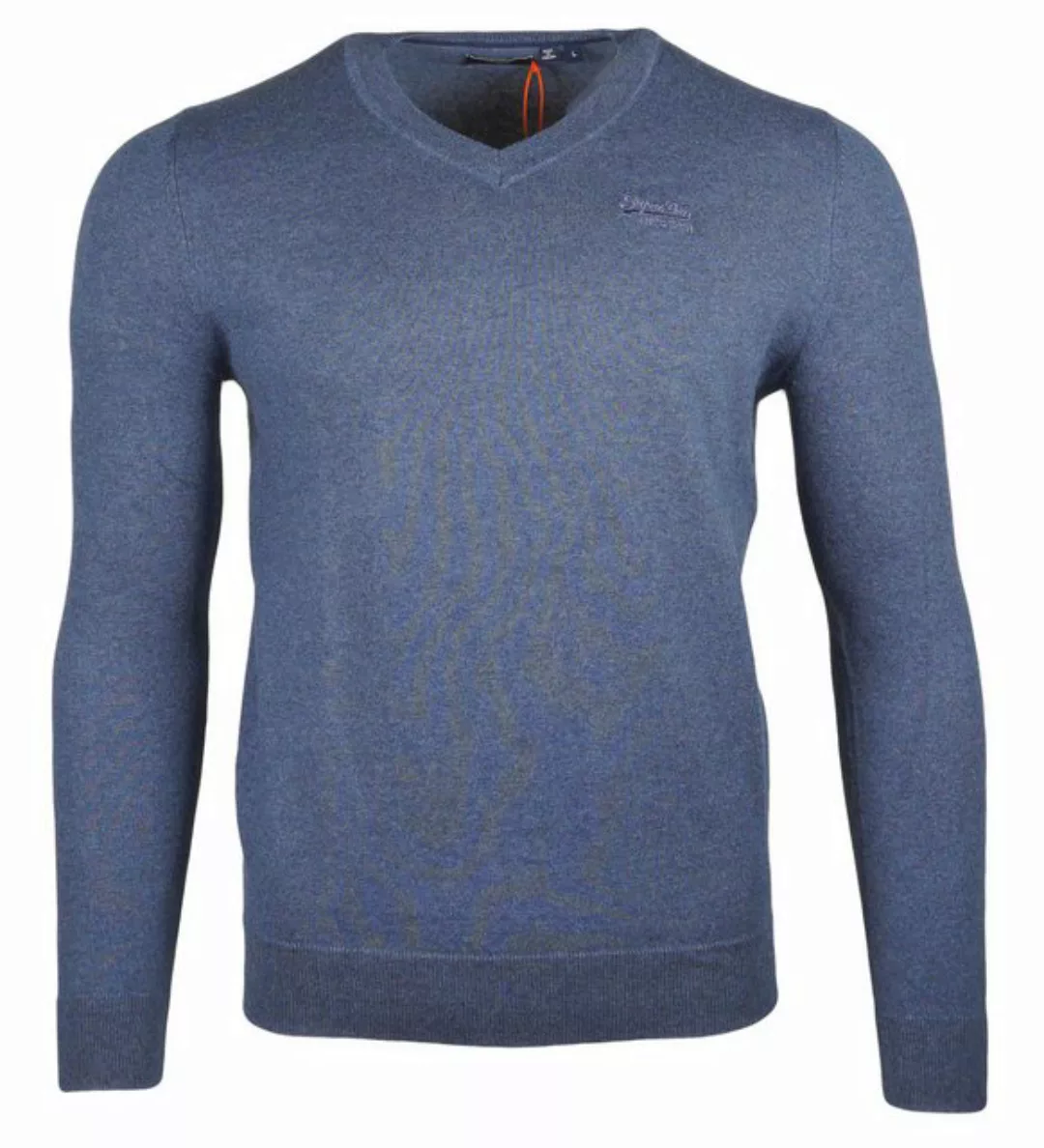 Superdry V-Ausschnitt-Pullover Superdry Mens ORANGE Label Herren V Neck Pul günstig online kaufen