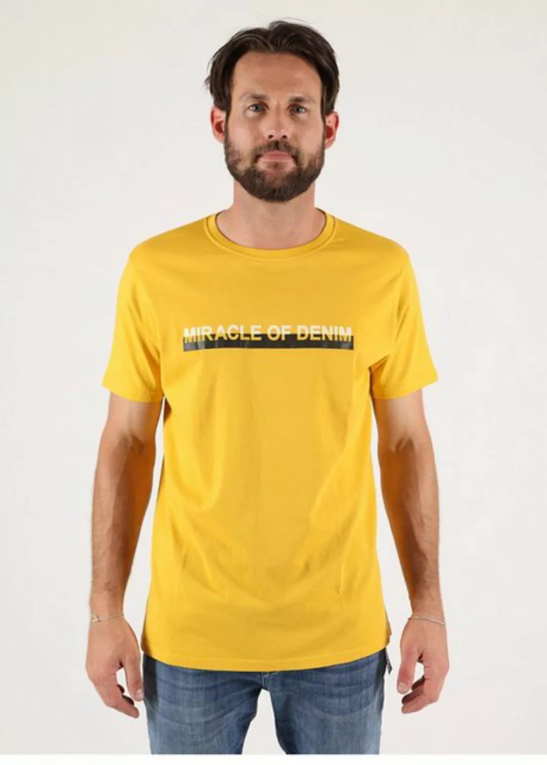 Miracle of Denim T-Shirt mit Rundhalsausschnitt günstig online kaufen