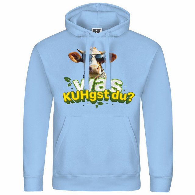 deinshirt Kapuzenpullover Herren Kapuzenpullover Was KUHgst du Mit Print Mo günstig online kaufen