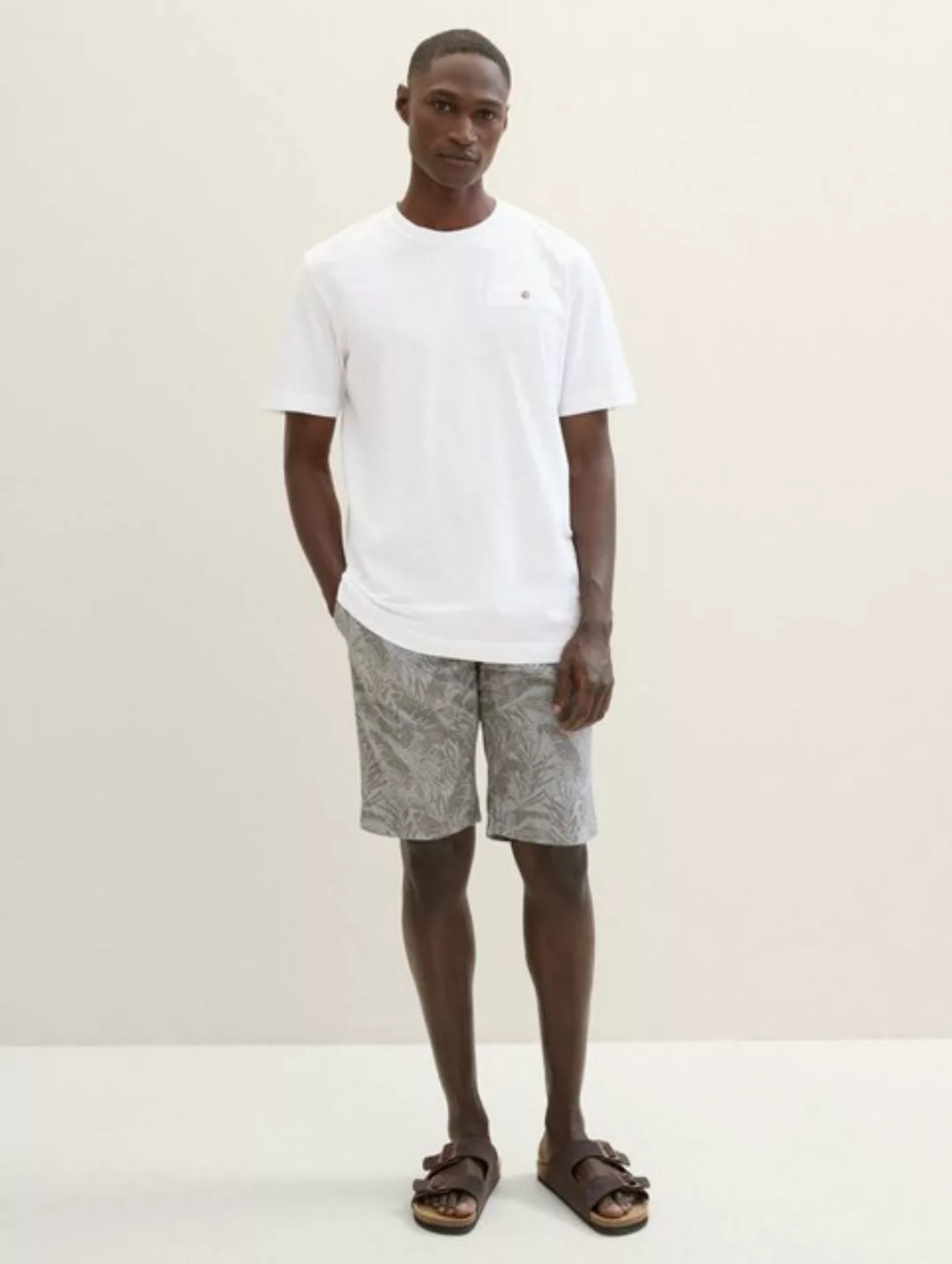 TOM TAILOR Bermudas Regular Shorts mit Leinen günstig online kaufen