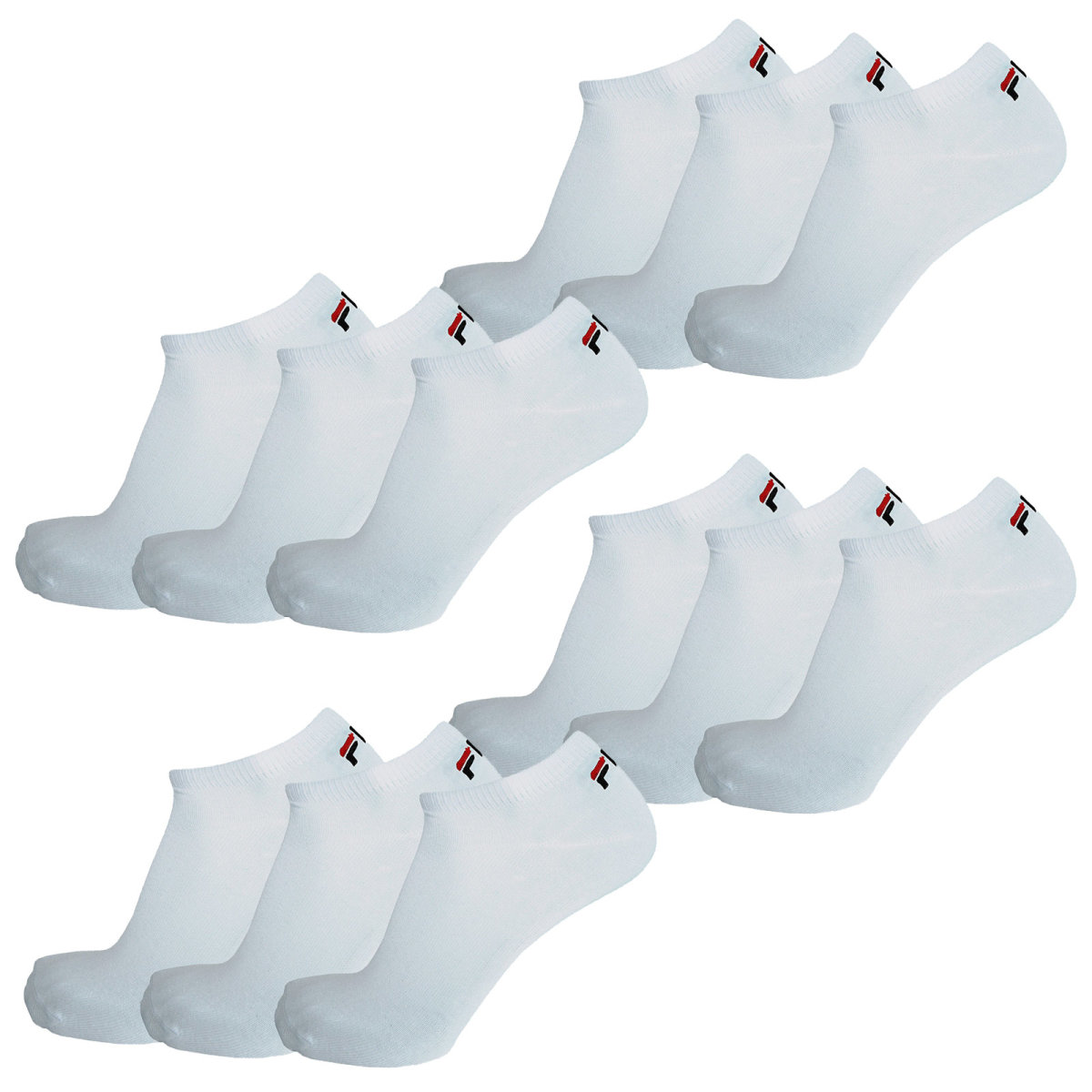 FILA Invisible Sneakers Socken Unisex, 3 Paar - Kurzsocken, Logobund, uni, günstig online kaufen