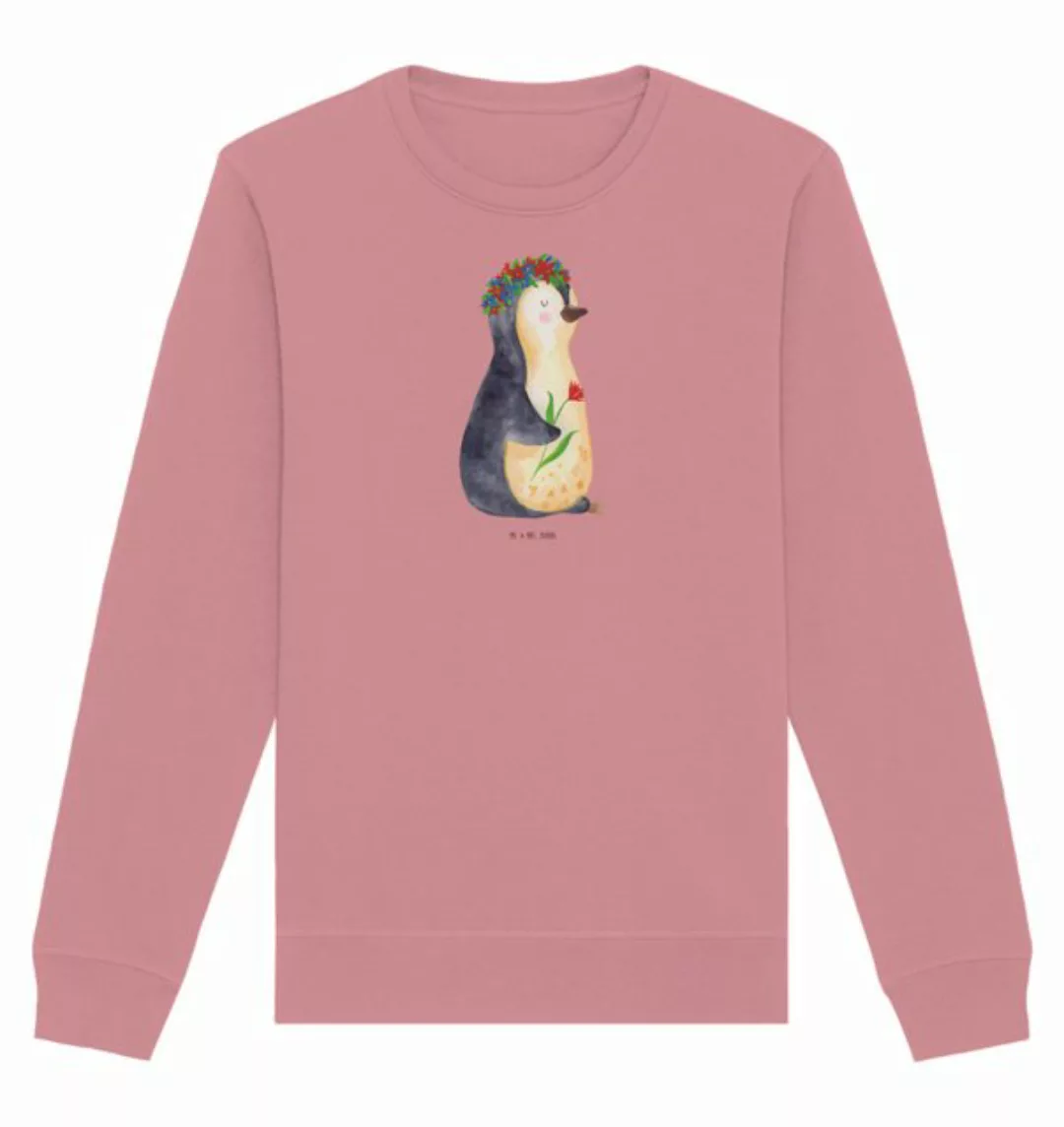 Mr. & Mrs. Panda Longpullover Pinguin Blumen Größe L - Canyon Pink - Gesche günstig online kaufen