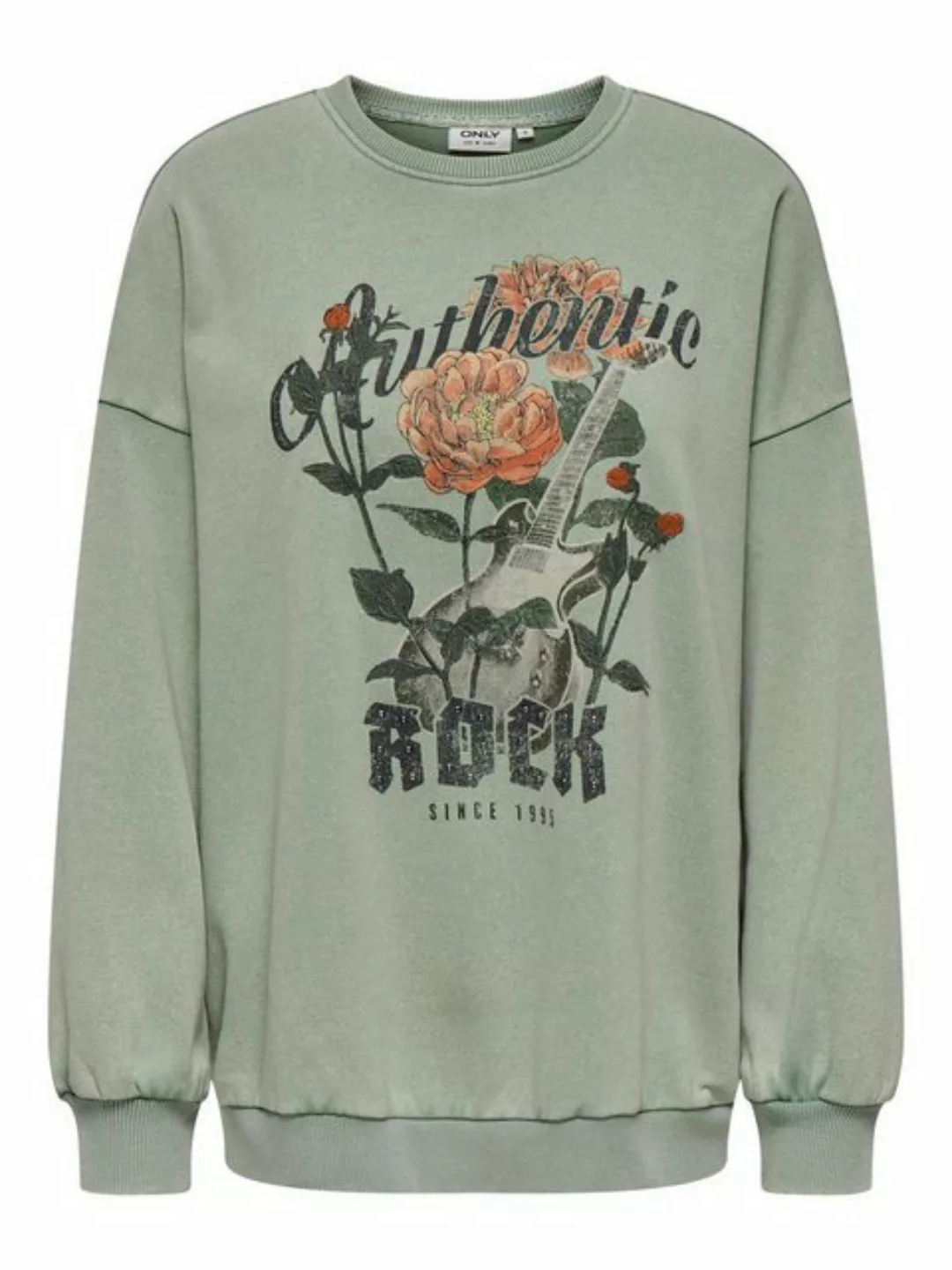 ONLY Sweatshirt ONLLUCINDA L/S OVERSIZE WILD O-NECK SWT günstig online kaufen