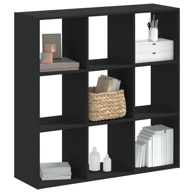 vidaXL Bücherregal Bücherregal Standregal Bodenregal Schwarz 102x32x102 cm günstig online kaufen