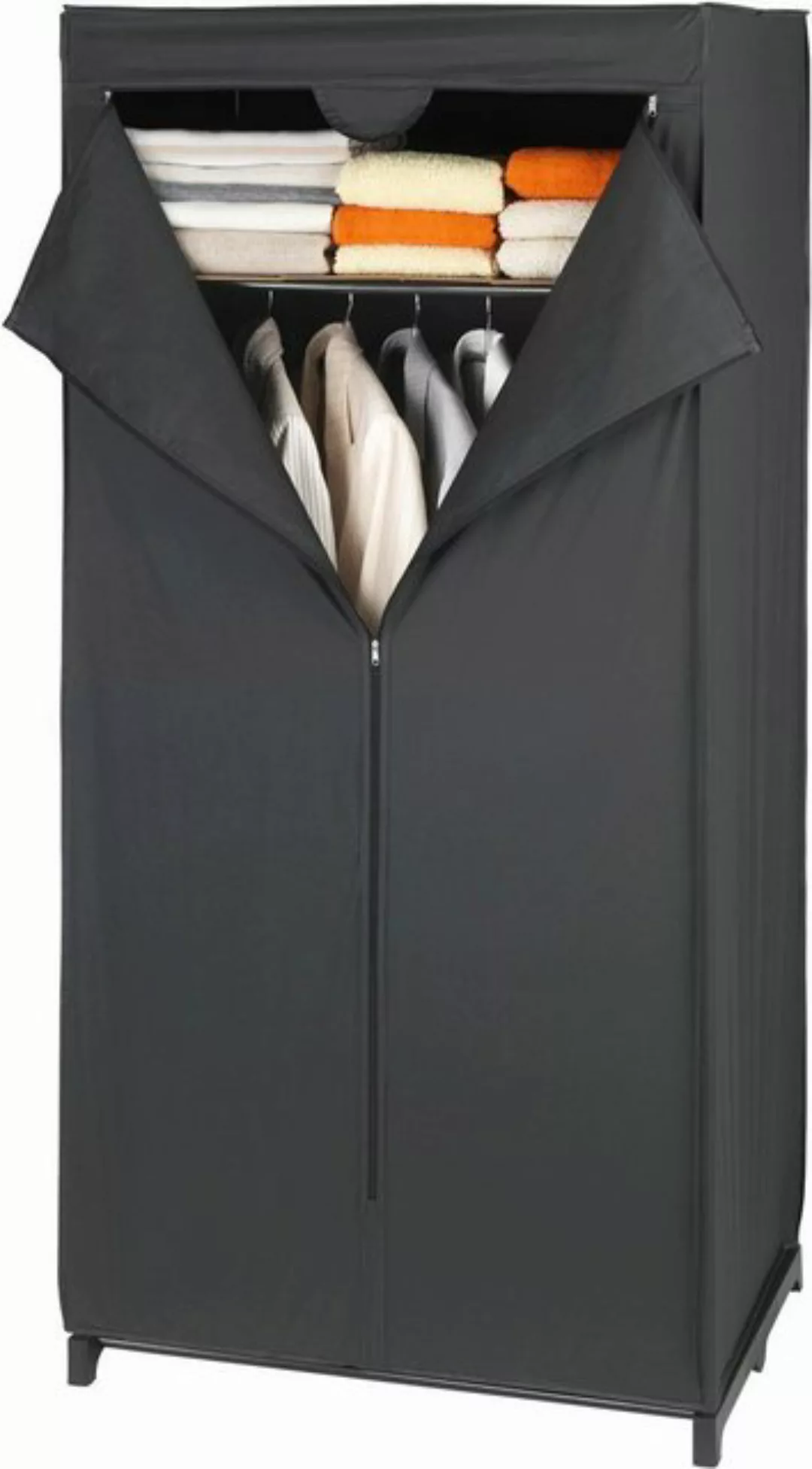 WENKO Kleiderschrank Deep Black Maße (B x H x T): 75 x 160 x 50 cm günstig online kaufen