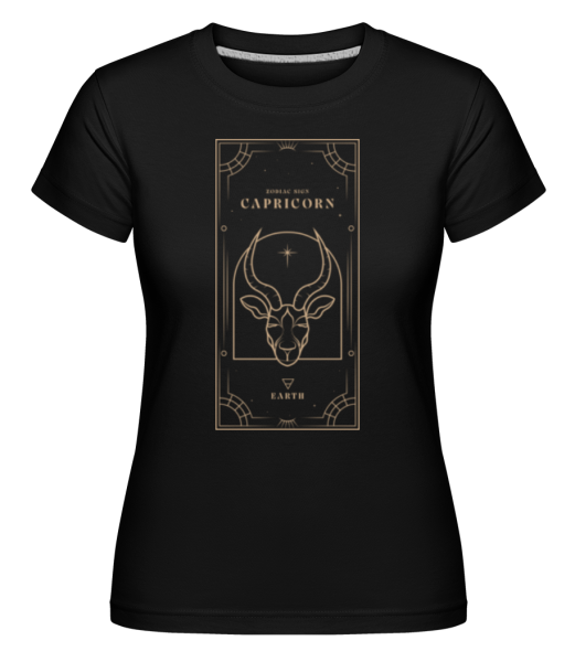 Art Deco Zodiac Sign Capricorn · Shirtinator Frauen T-Shirt günstig online kaufen