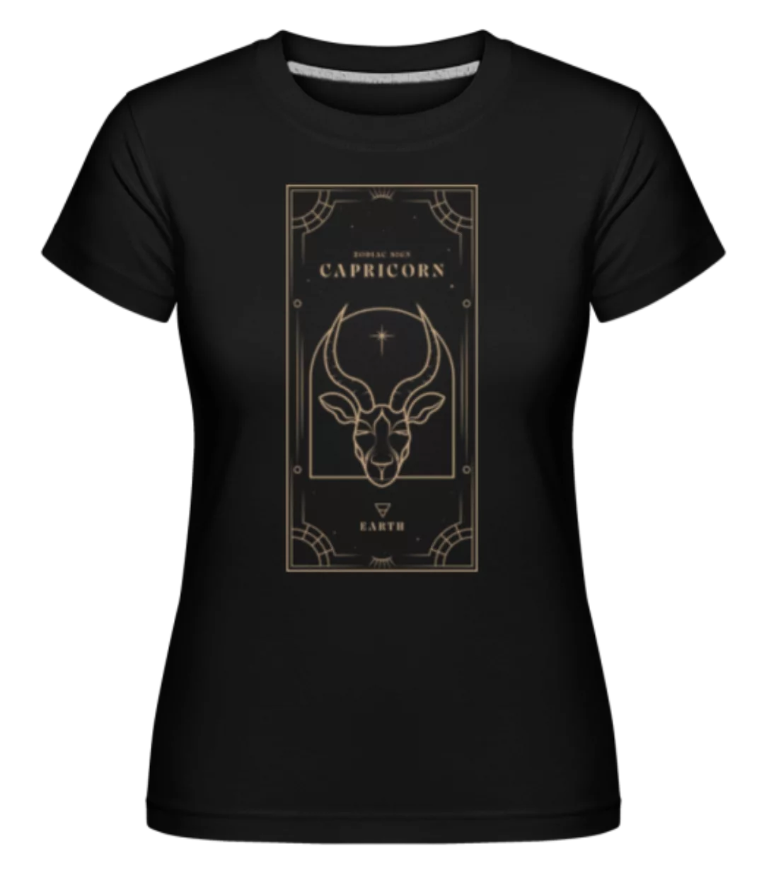 Art Deco Zodiac Sign Capricorn · Shirtinator Frauen T-Shirt günstig online kaufen