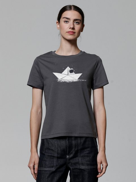 wat? Apparel T-Shirt Astronaut in paper boat günstig online kaufen