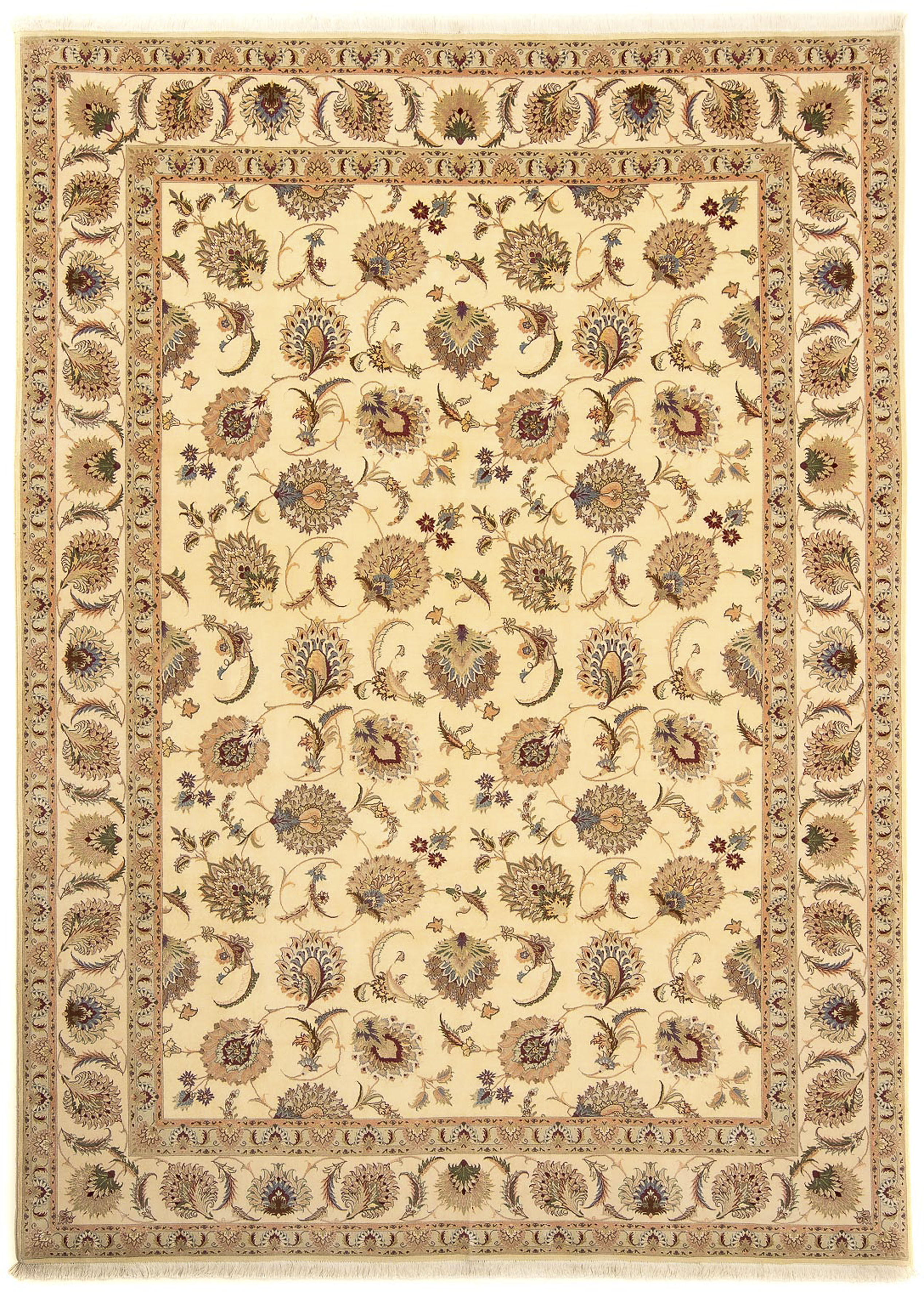 morgenland Orientteppich »Perser - Täbriz - Royal - 353 x 253 cm - beige«, günstig online kaufen