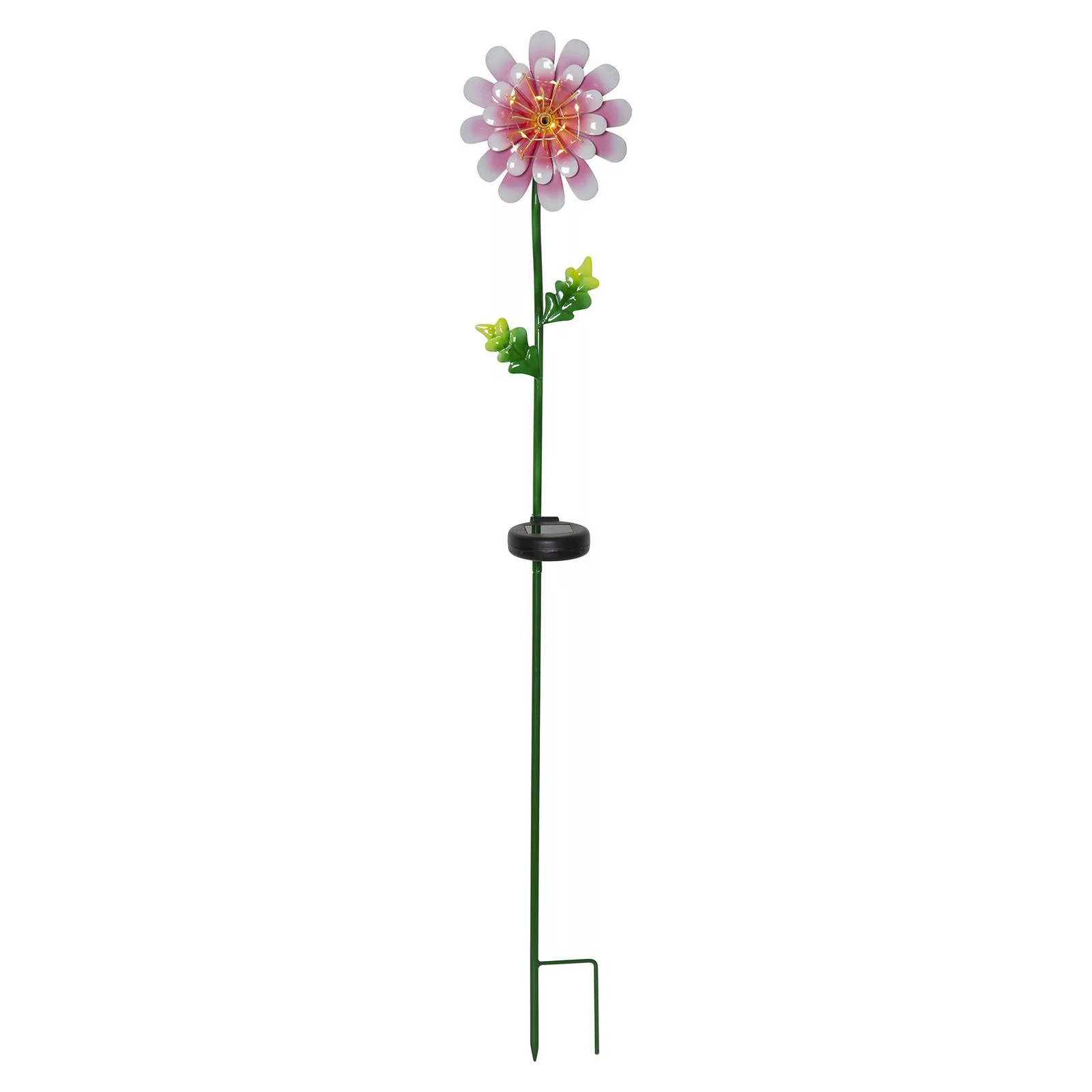LED-Solarleuchte Pink Daisy in Blumen-Form günstig online kaufen