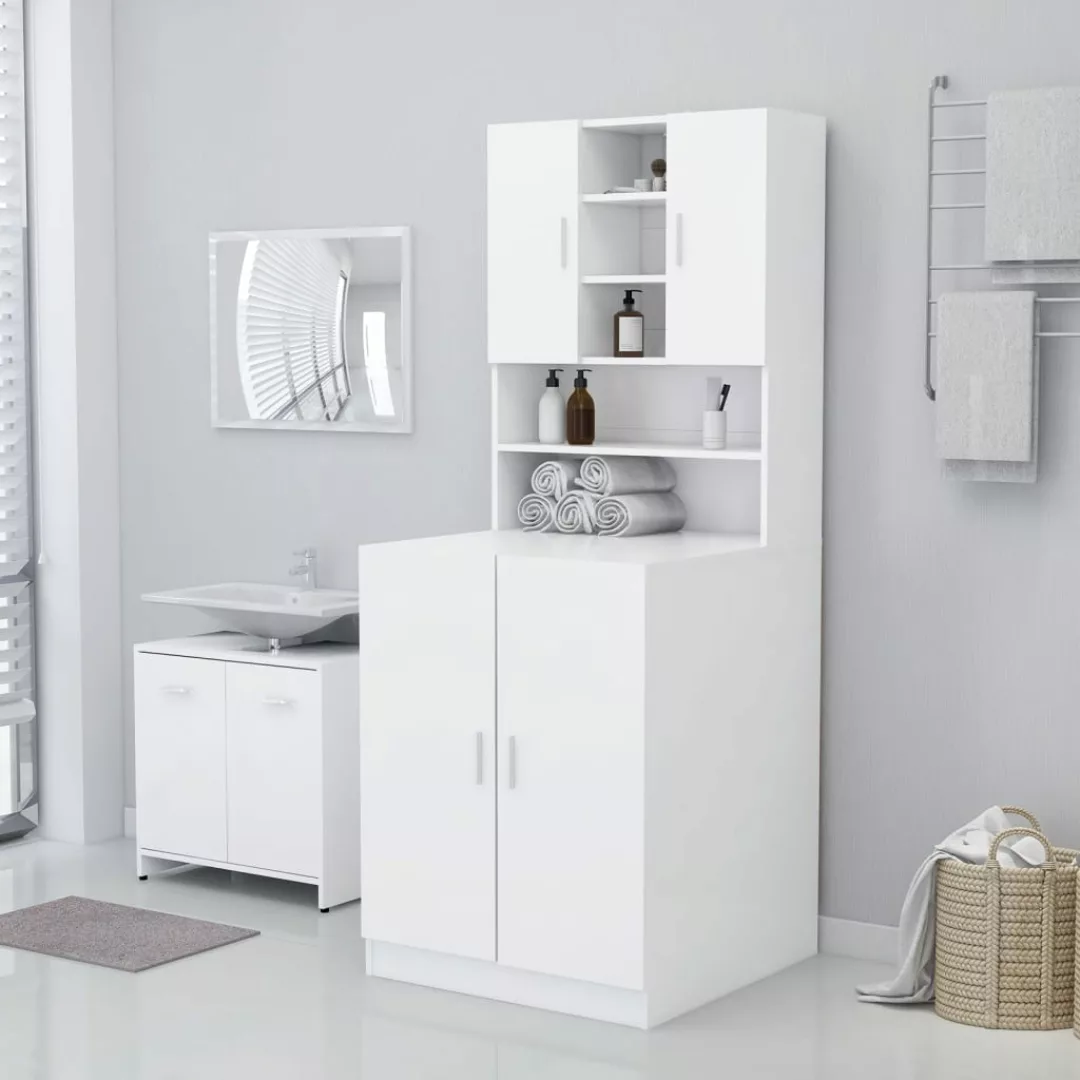 Waschmaschinenschrank Weiß 71x71,5x91,5 Cm günstig online kaufen