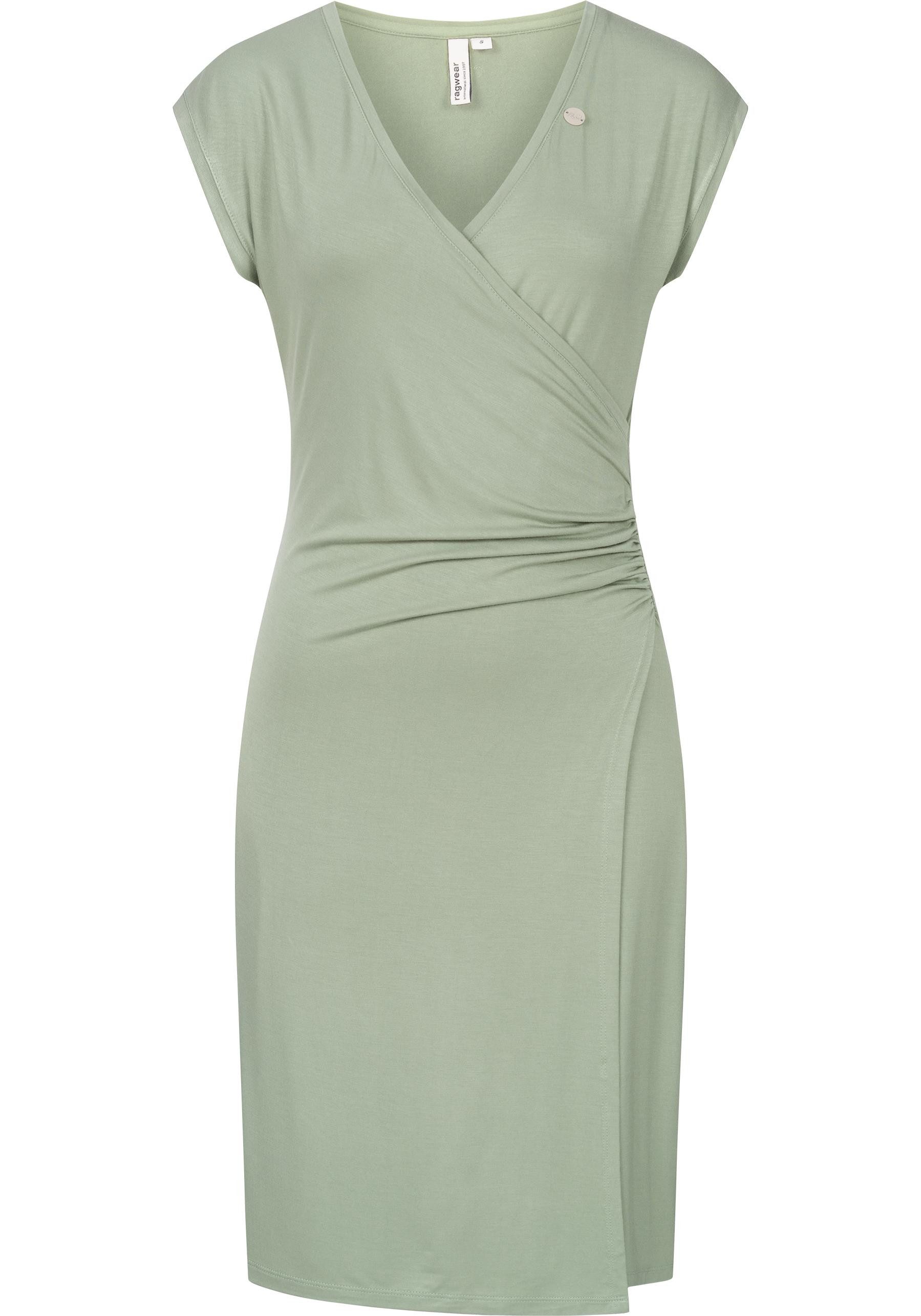 Ragwear Etuikleid "Crupi", figurbetontes Sommerkleid mit Raffung an der Tai günstig online kaufen