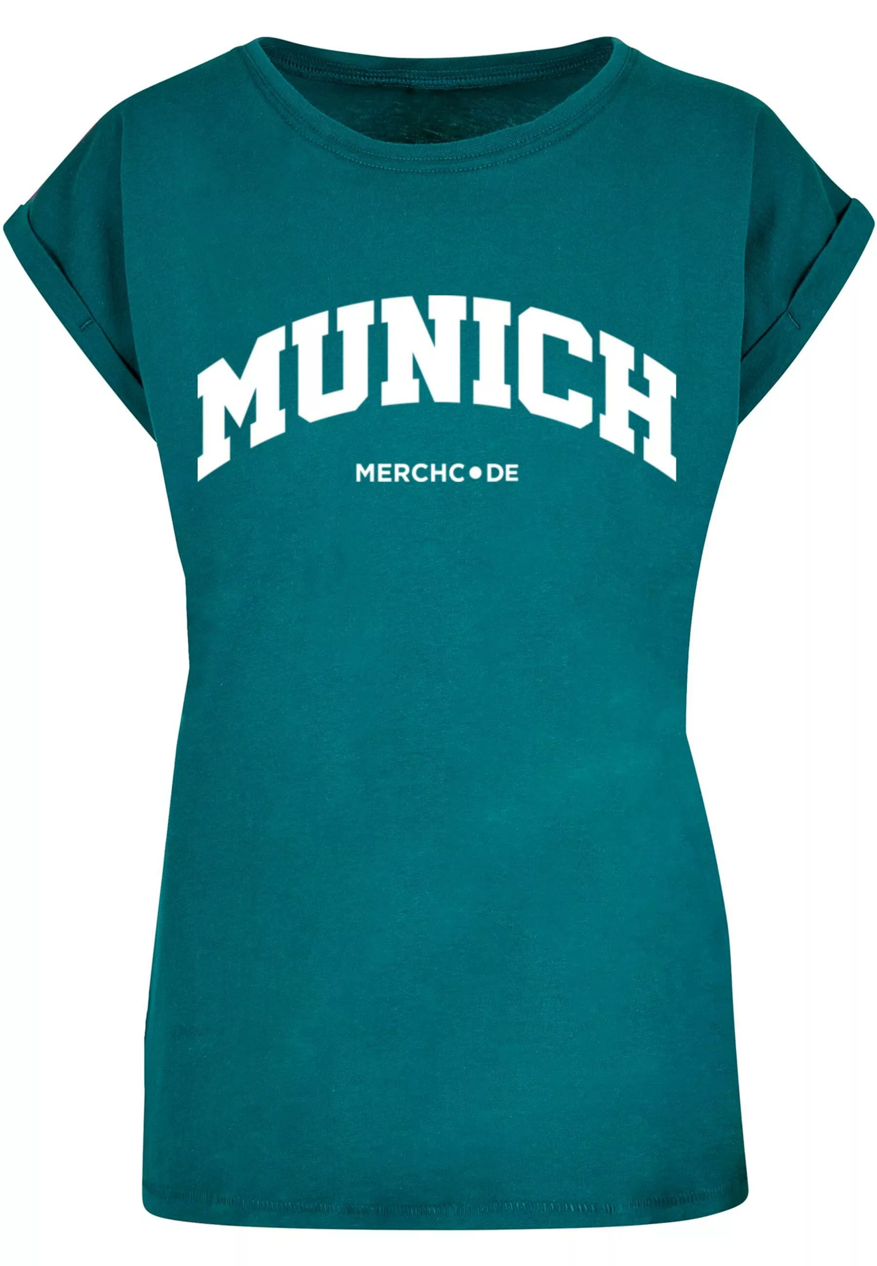 Merchcode T-Shirt "Merchcode Damen Ladies Munich Wording - T-Shirt" günstig online kaufen