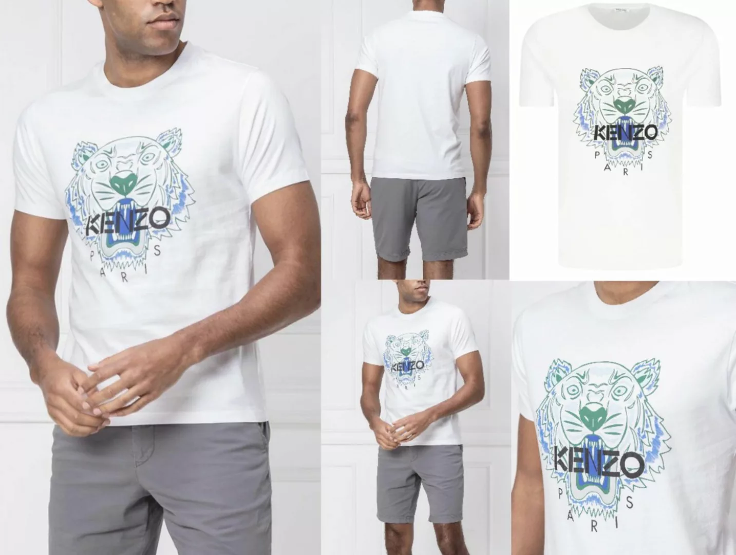 KENZO T-Shirt KENZO CLASSIC TIGER HEAD TEE T-Shirt Varsity Heritage Shirt I günstig online kaufen