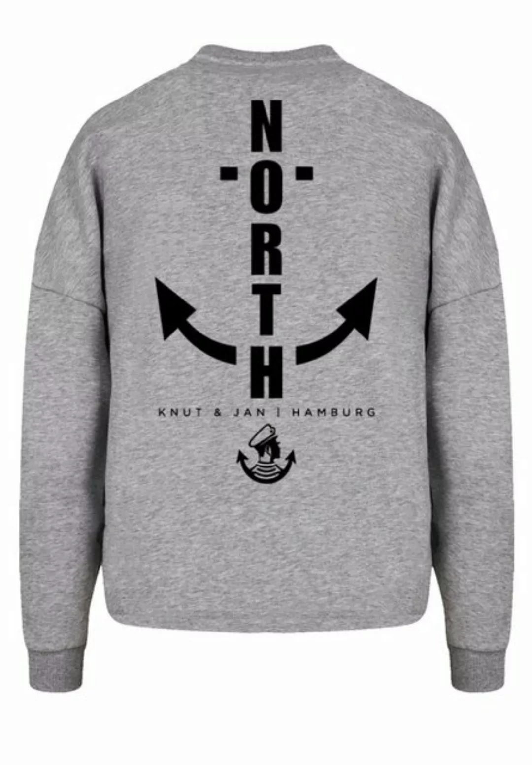 F4NT4STIC Sweatshirt "North Anchor Knut & Jan Hamburg", Print günstig online kaufen