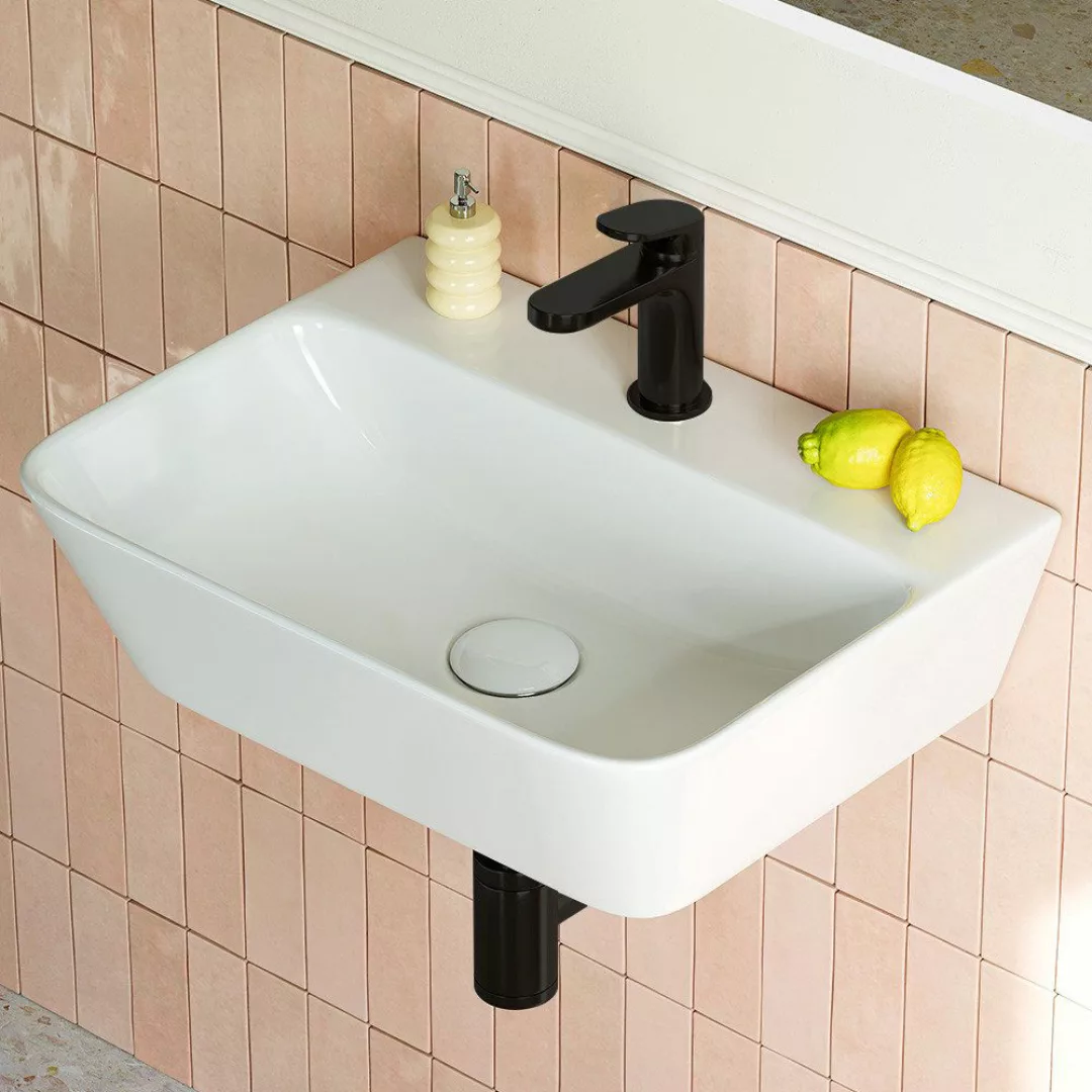HOROW Waschbecken Kleine Handwaschbecken, Hängewaschbecken Aufsatzwaschbeck günstig online kaufen