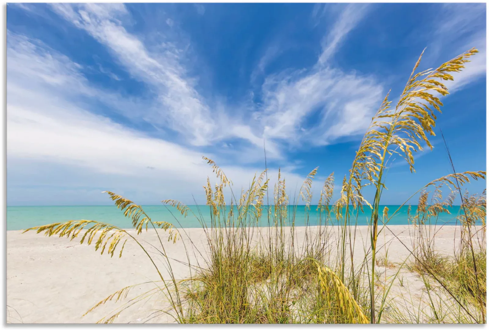 Artland Wandbild "Himmlische Stille am Strand", Strandbilder, (1 St.), als günstig online kaufen