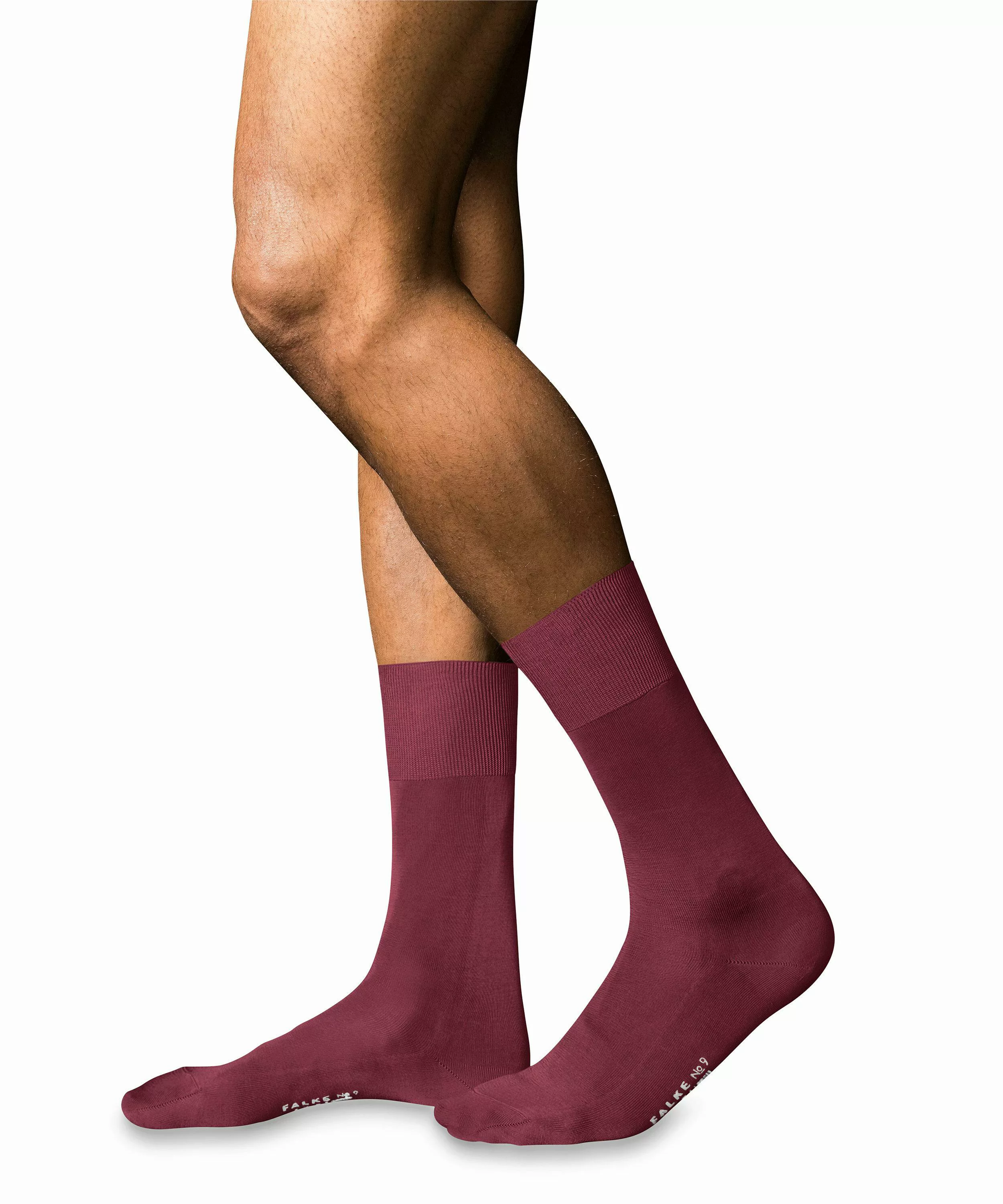 FALKE No. 9 Pure Fil d´Écosse Gentlemen Socken, Herren, 41-42, Rot, Uni, Ba günstig online kaufen