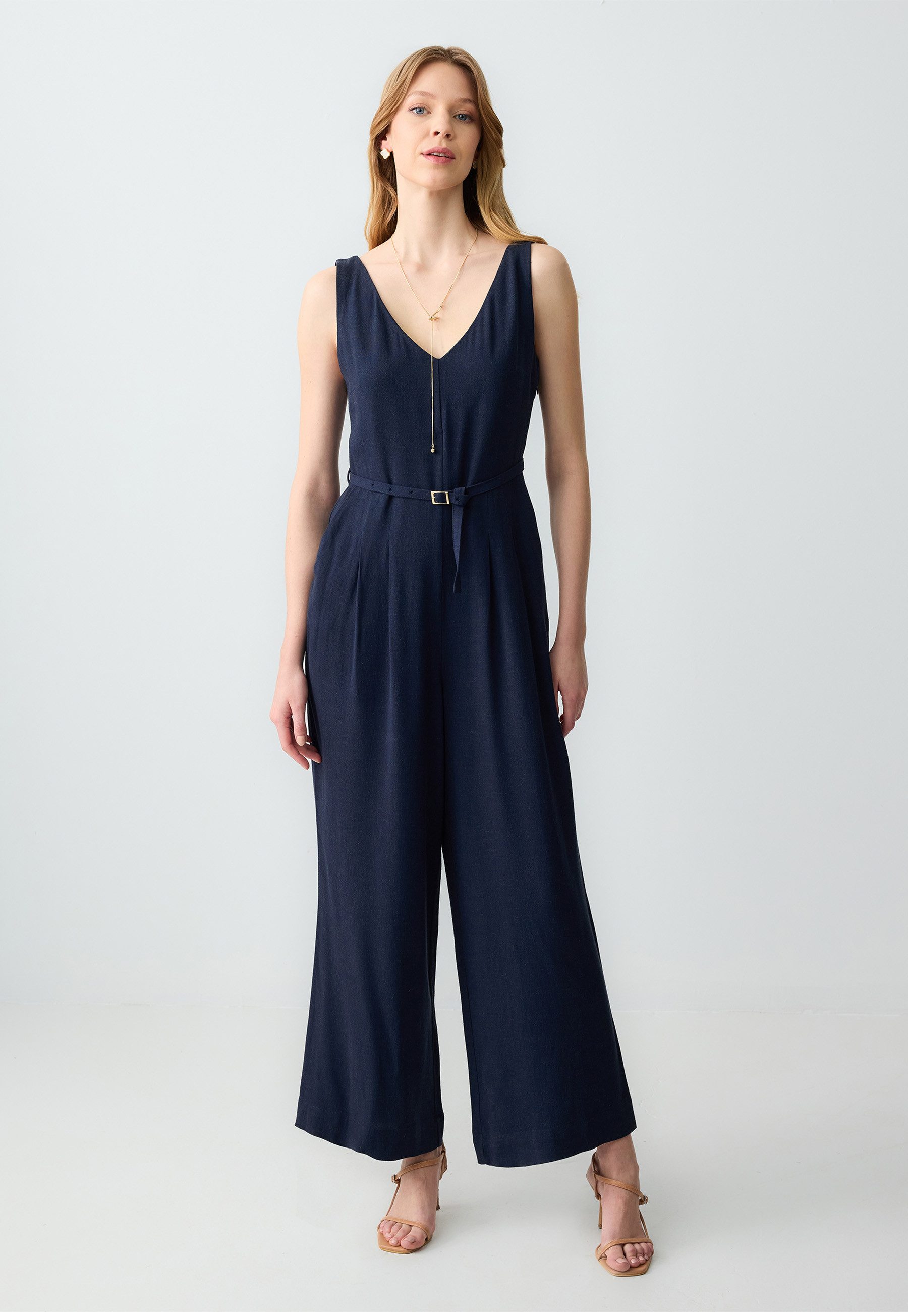 Jimmy Key Jumpsuit Gerade Geschnittener Ärmelloser günstig online kaufen