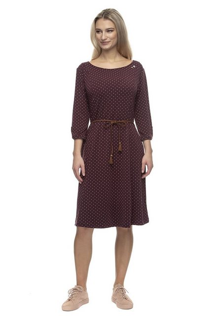 Ragwear Sommerkleid Ragwear Kleid Damen ZENITY B 2021-20021 Dunkelrot Wine günstig online kaufen