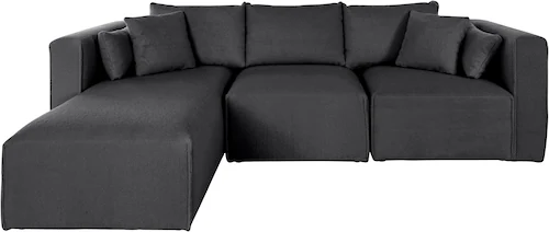Home affaire Ecksofa »Comfine L-Form«, zusammengesetzt aus Modulen, 3 Bezug günstig online kaufen