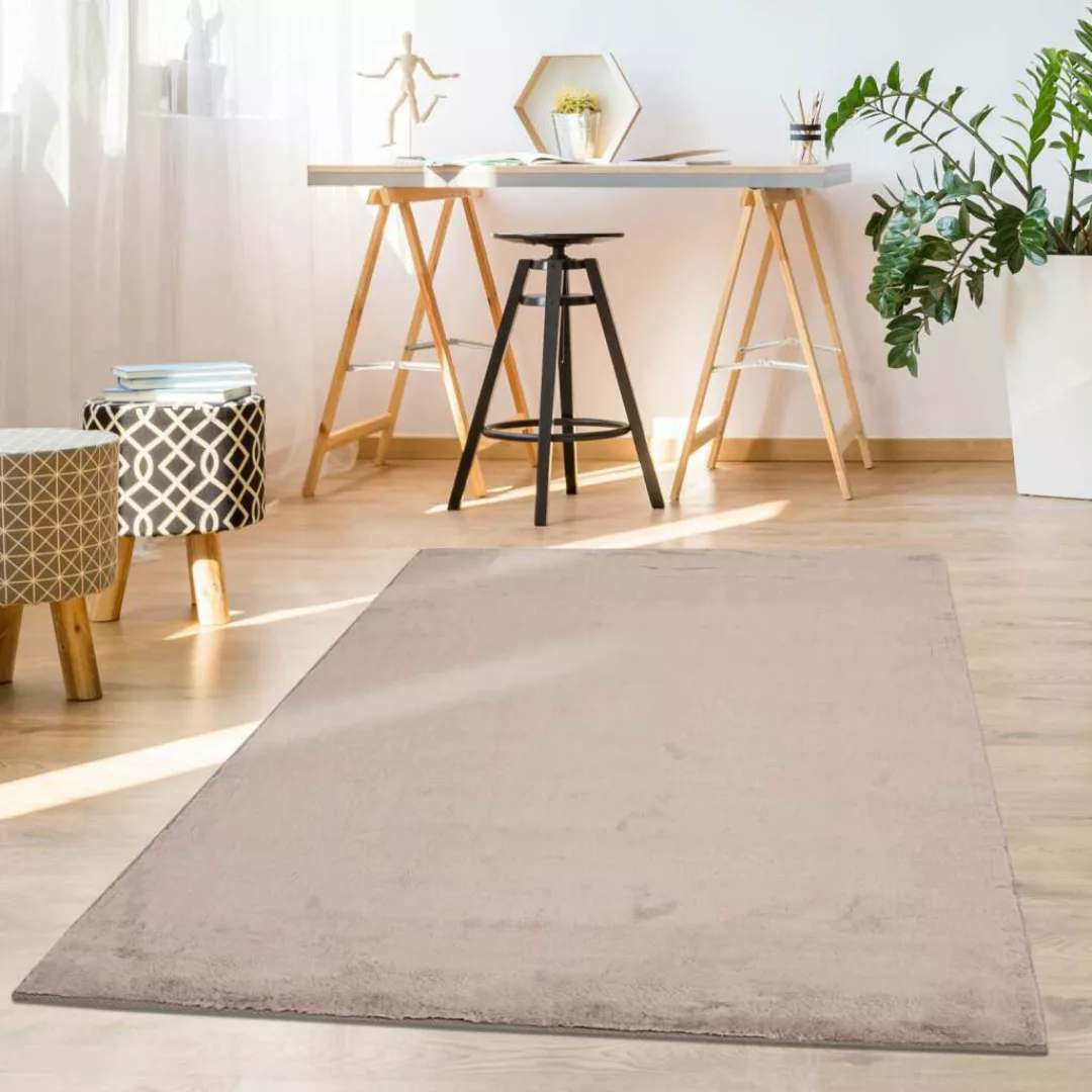 Carpet City Hochflor-Teppich »TOPIA 400«, rechteckig, Kunstfell-Teppich mit günstig online kaufen