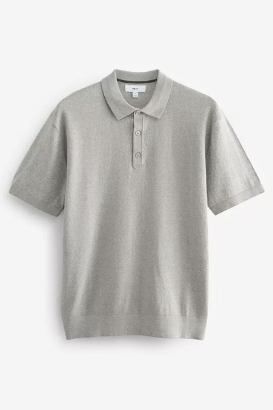 Next Poloshirt Regular Fit Poloshirt aus Strukturstrick (1-tlg) günstig online kaufen