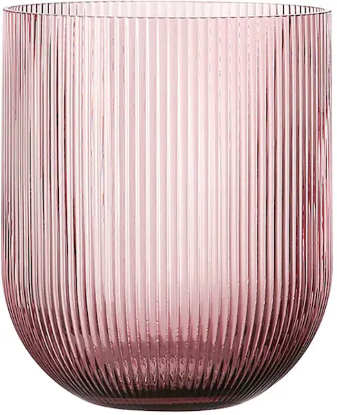 Fink Windlicht »SOLARI«, (1 St.), Kerzenhalter aus Glas, in Rillenoptik, Hö günstig online kaufen