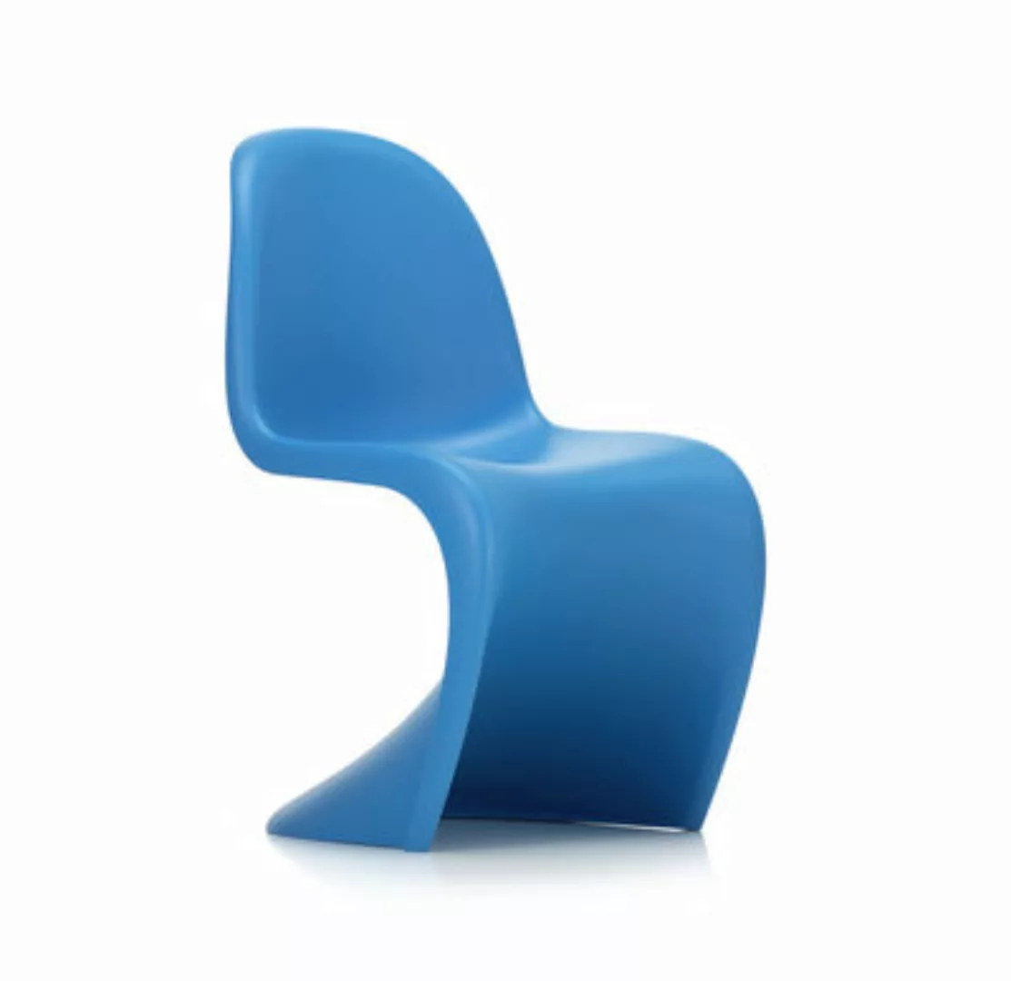 Stuhl Panton Chair plastikmaterial blau / By Verner Panton, 1959 - Polyprop günstig online kaufen