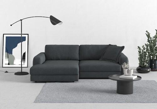 TRENDMANUFAKTUR Ecksofa "Bourbon", (2 St.), mit extra hohem Sitzkomfort, au günstig online kaufen