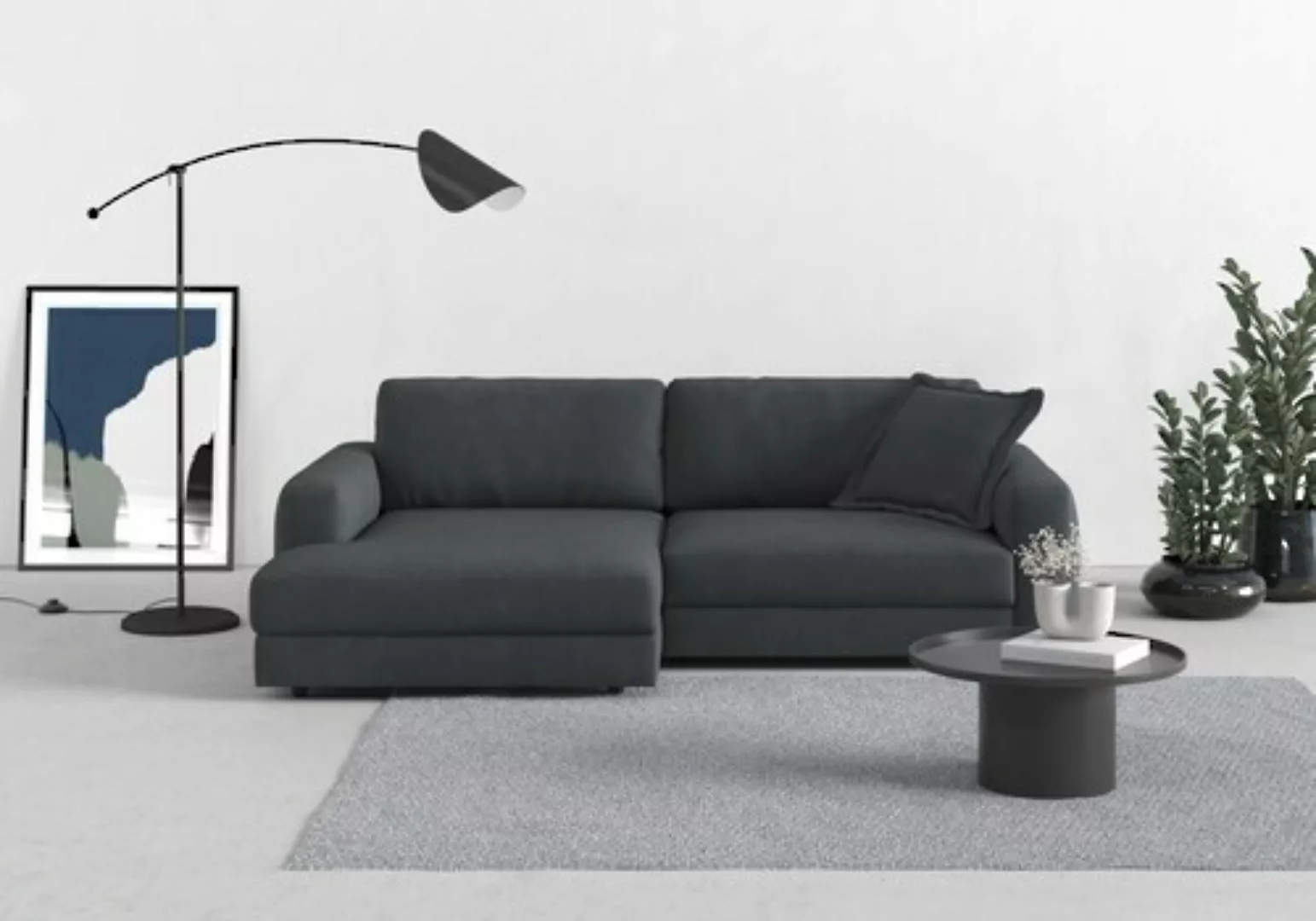 TRENDMANUFAKTUR Ecksofa "Bourbon", (2 St.), mit extra hohem Sitzkomfort, au günstig online kaufen