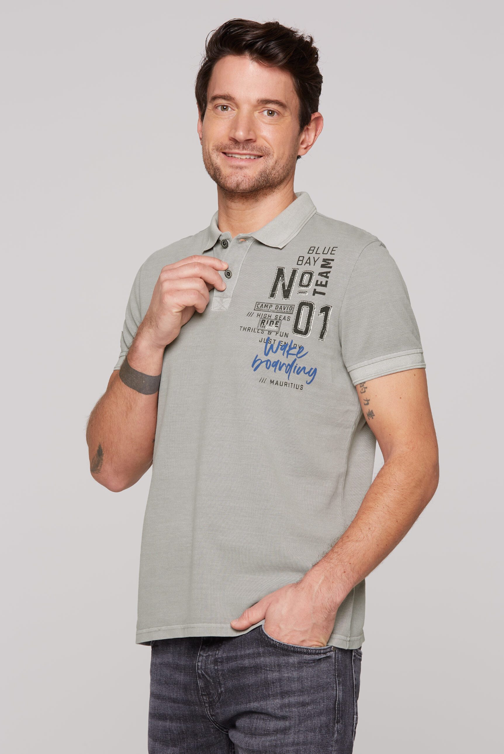 CAMP DAVID Poloshirt, aus Baumwolle günstig online kaufen