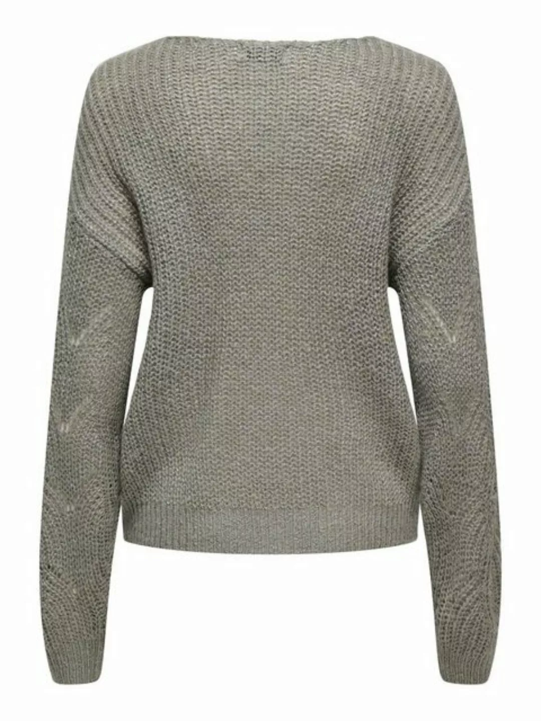 JACQUELINE de YONG Strickpullover Strickpullover V-Ausschnitt Langarm tiefe günstig online kaufen