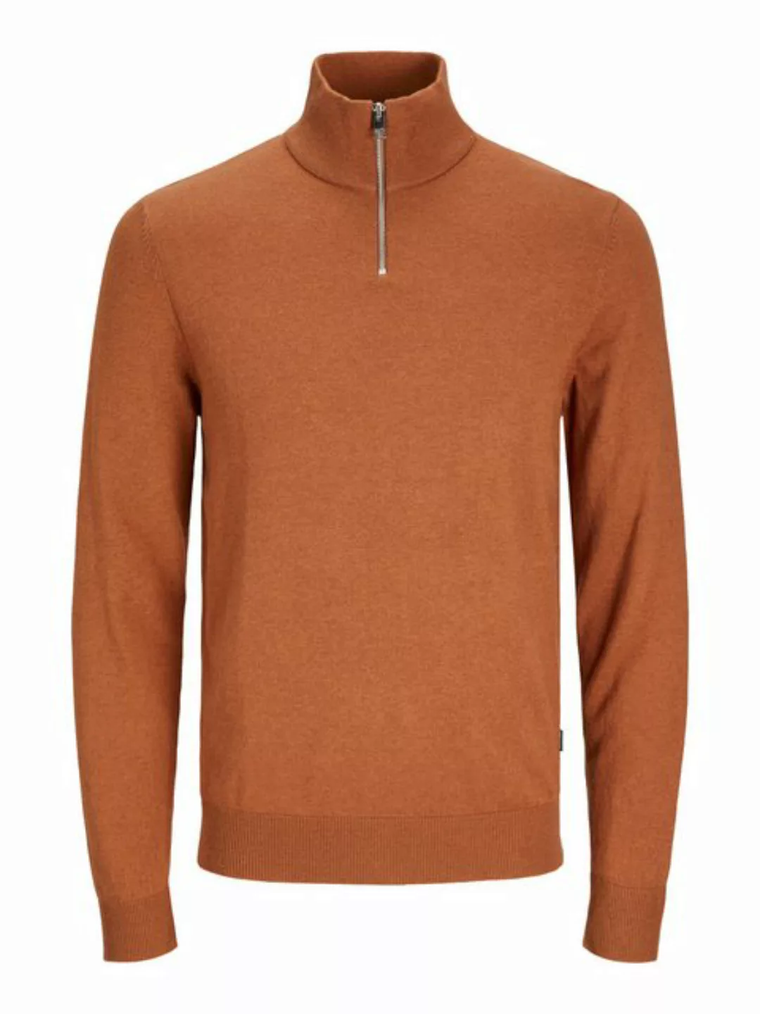 Jack & Jones Troyer JJEEMIL KNIT HALF ZIP NOOS mit Rippbündchen günstig online kaufen