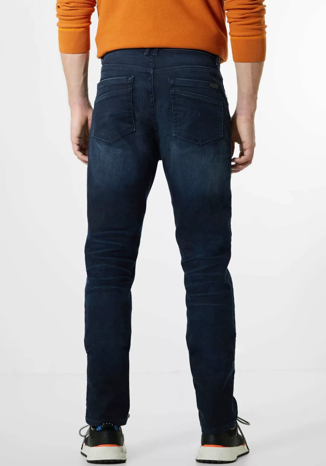 STREET ONE MEN Regular-fit-Jeans mit Ziernähten günstig online kaufen