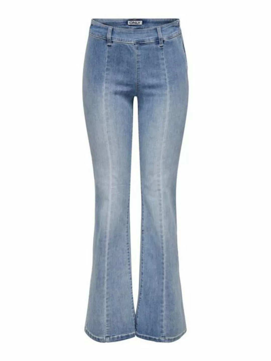 ONLY Bootcut-Jeans ONLWAUW MID FLARED ZIP CUT DNM günstig online kaufen