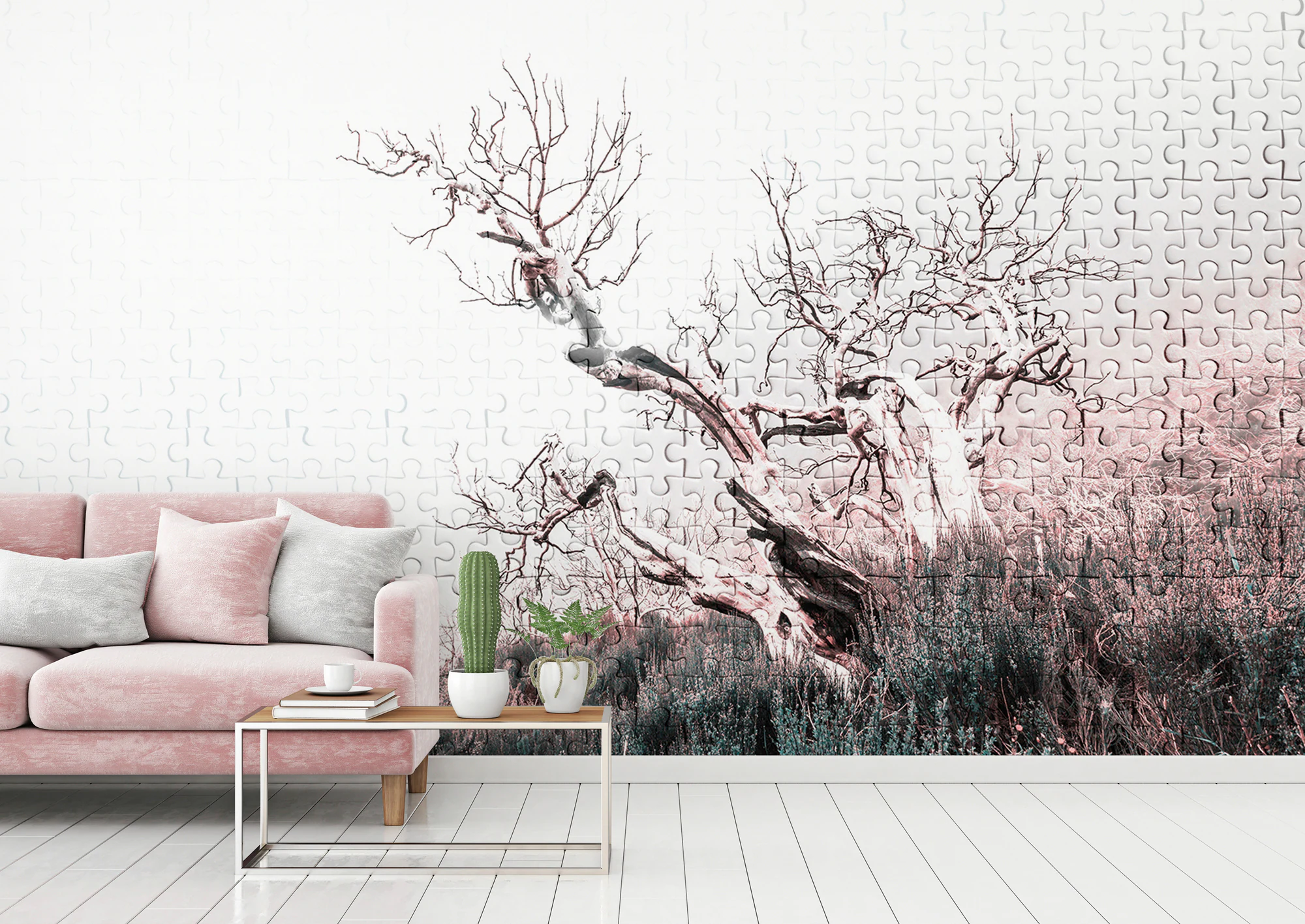 Architects Paper Fototapete »Atelier 47 Death Tree Puzzle 2«, Wald, Vlies, günstig online kaufen